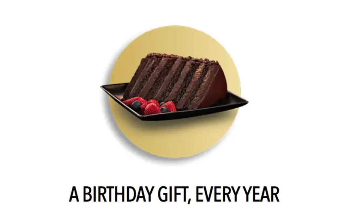 Free Birthday Appetizer or Dessert