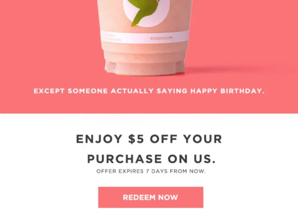 $5 Off Birthday Reward
