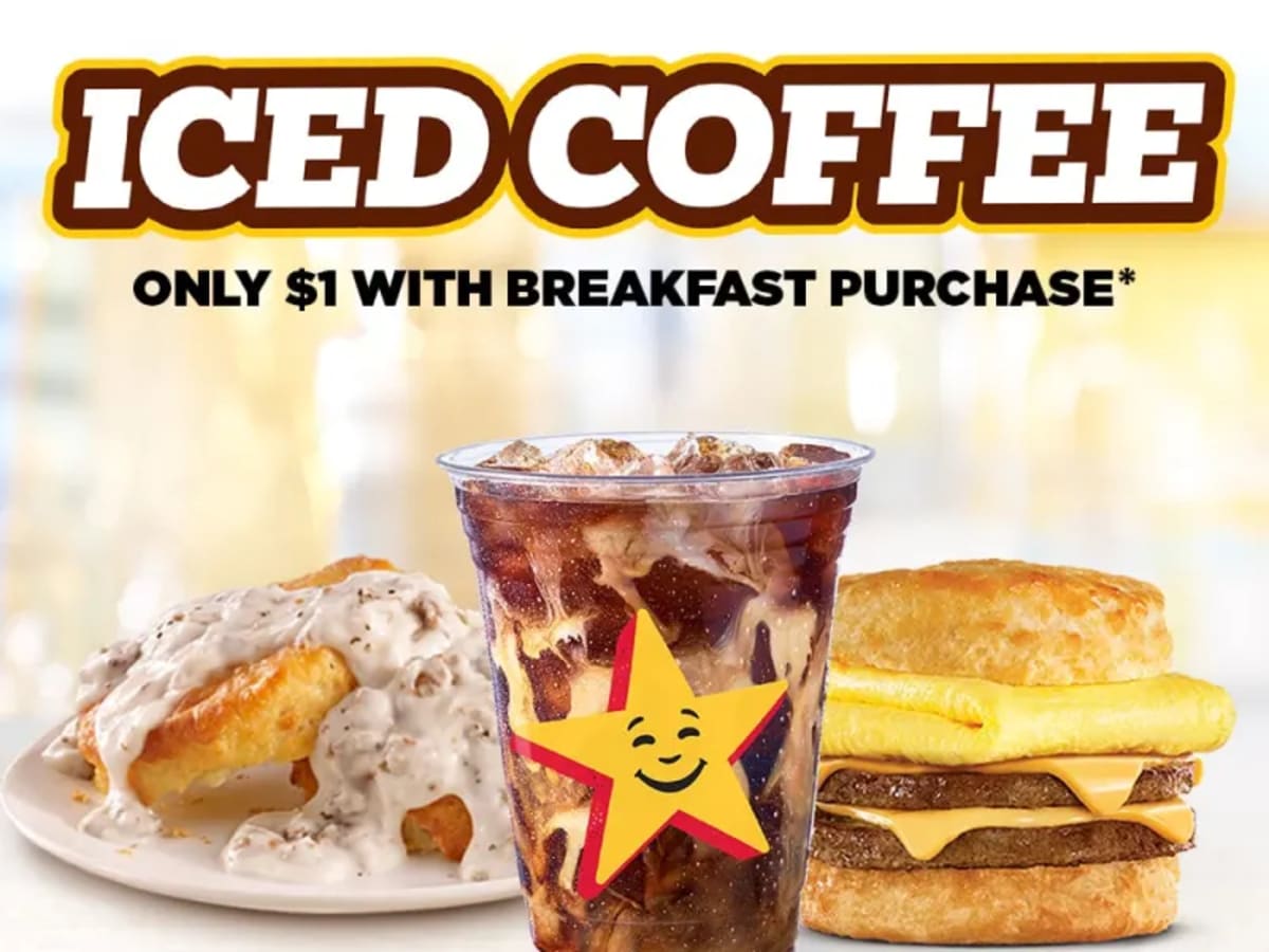 $1 Iced Coffee with Breakfast Purchase - Rewards Members Only