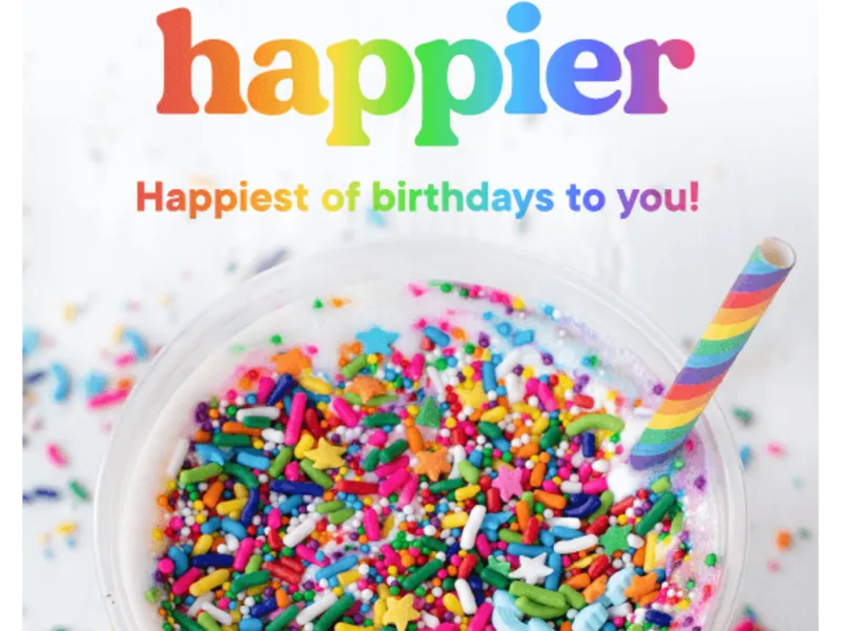 Free Birthday Dessert - Rewards Members Only