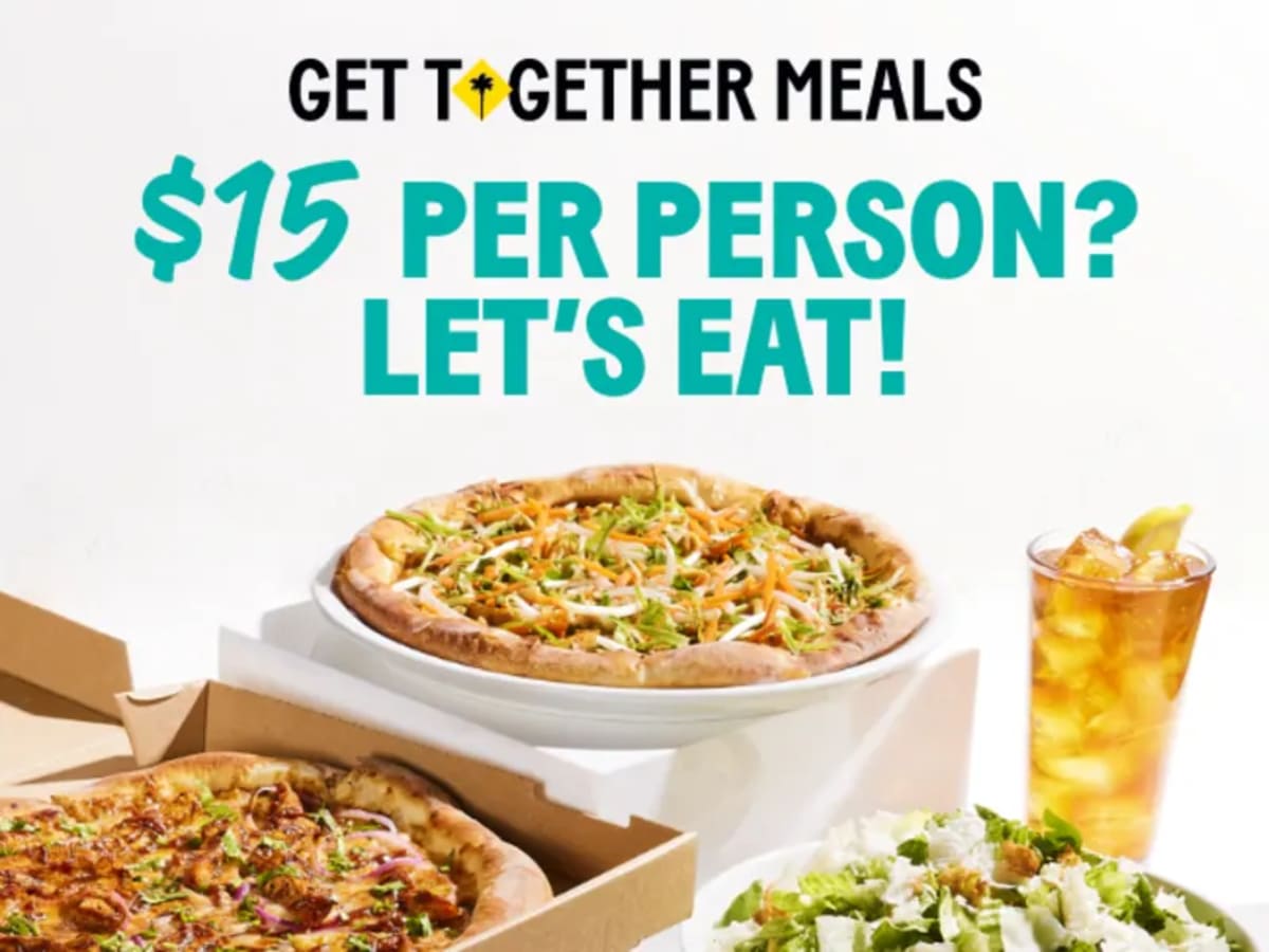 Get Together Meals $15/person - Rewards Members Only