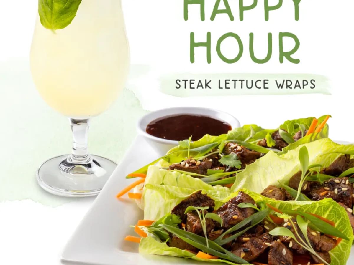 $7 Happy Hour Wine, Cocktail or Sangria