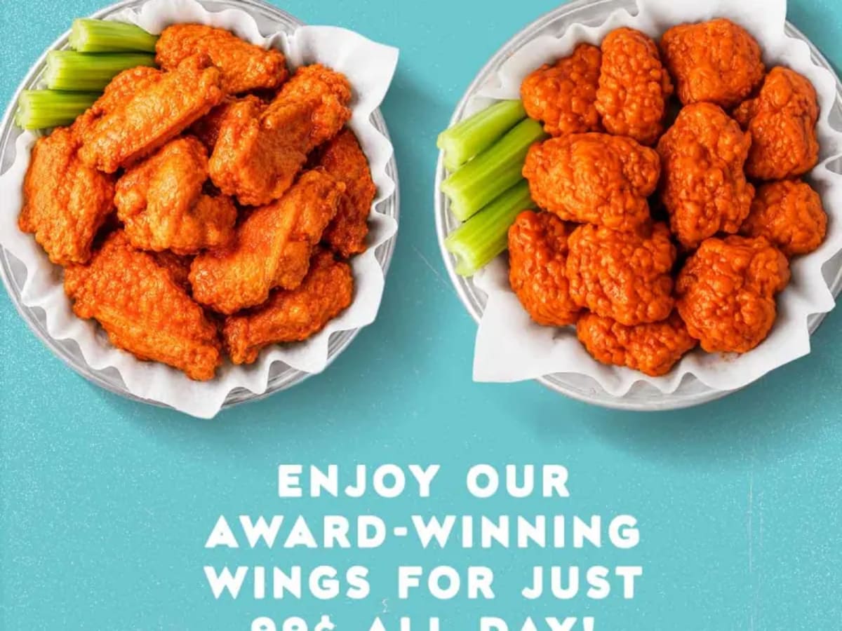 Wings for $0.99 - National Chicken Wing Day