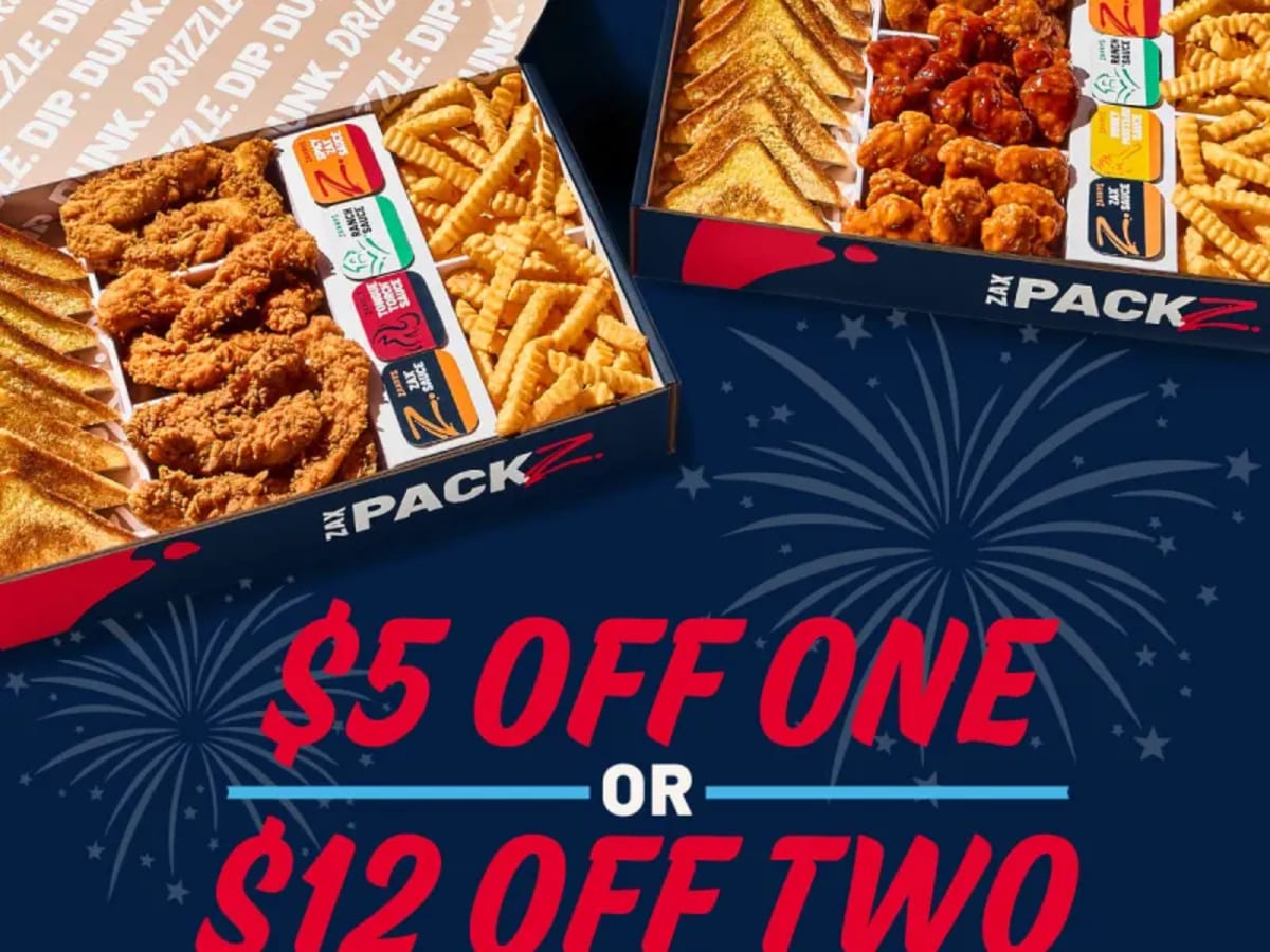 $5 Off Zax Packz - Rewards Members Only