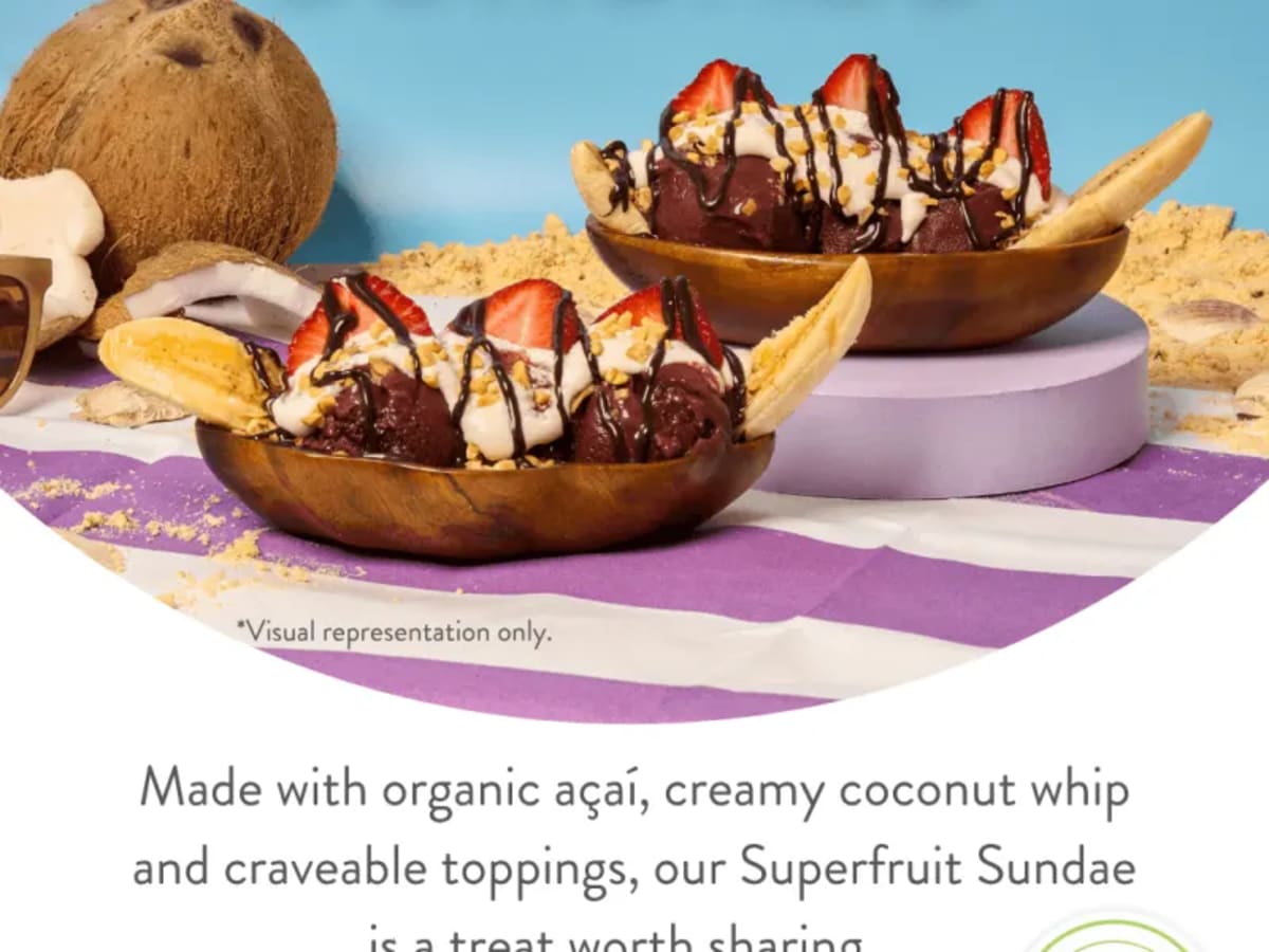 Buy One Superfruit Sundae, Get One 50% Off