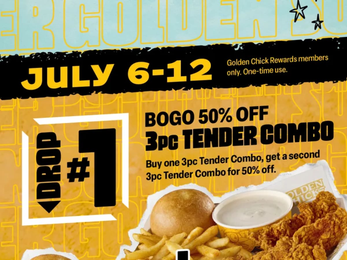 BOGO 50% OFF 3pc Tender Combos - Rewards Members Only