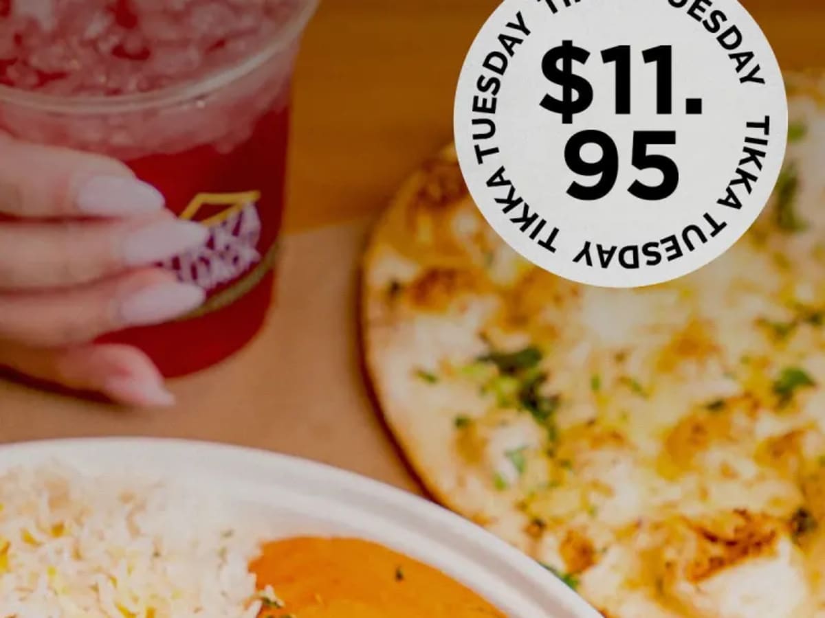 Curry, Naan & Drink Combo for $11.95
