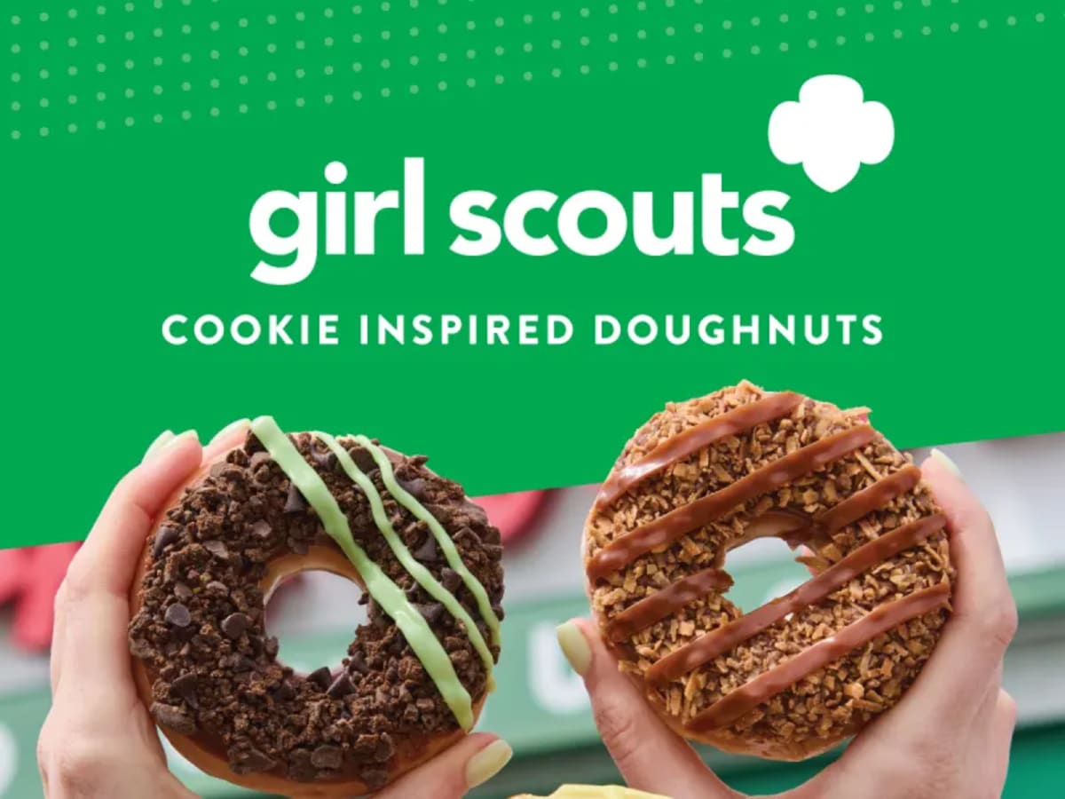 Free Girl Scout Cookie Doughnut with Purchase - Rewards Members Only