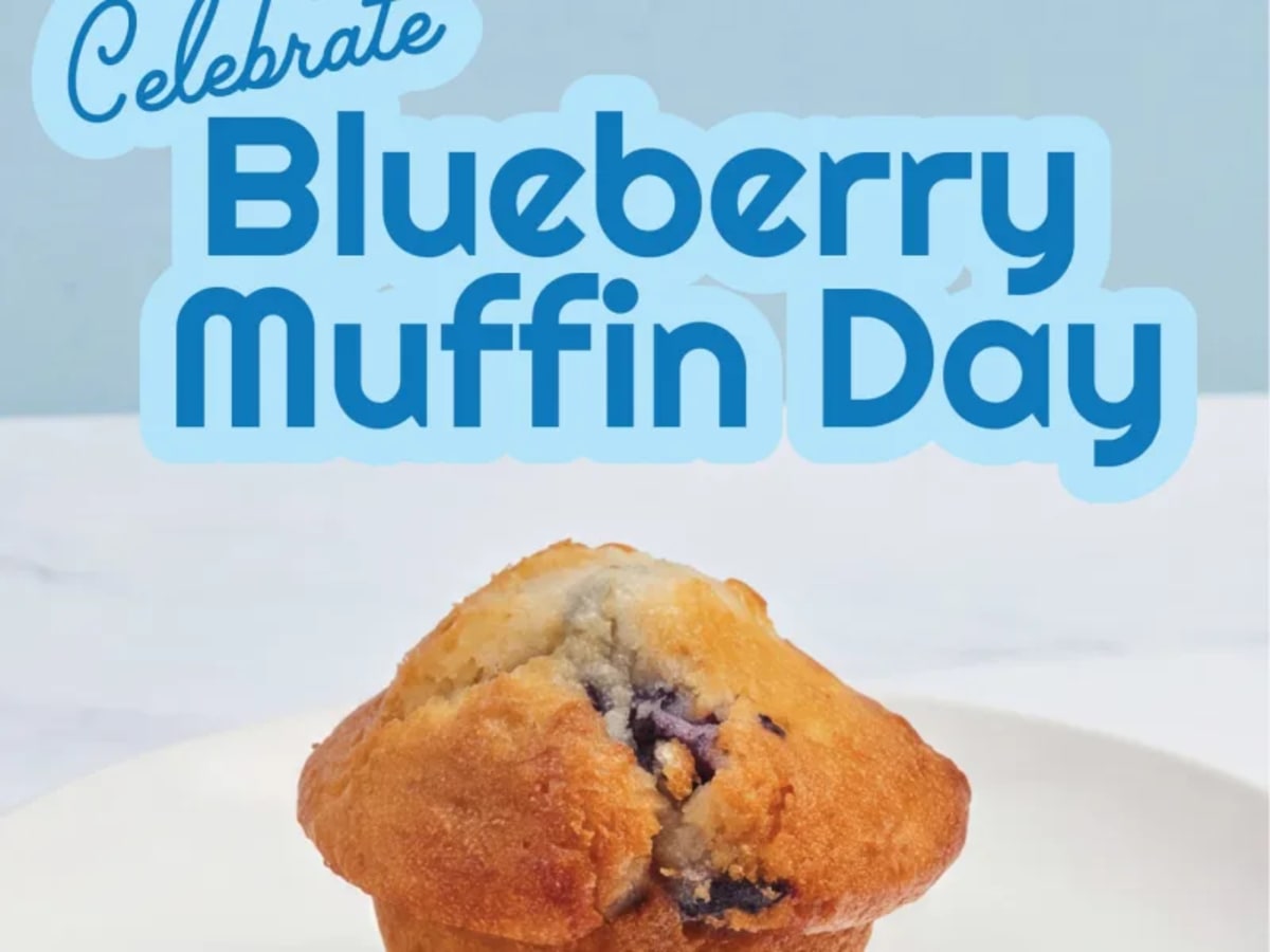 Free Blueberry Muffin with Any Purchase