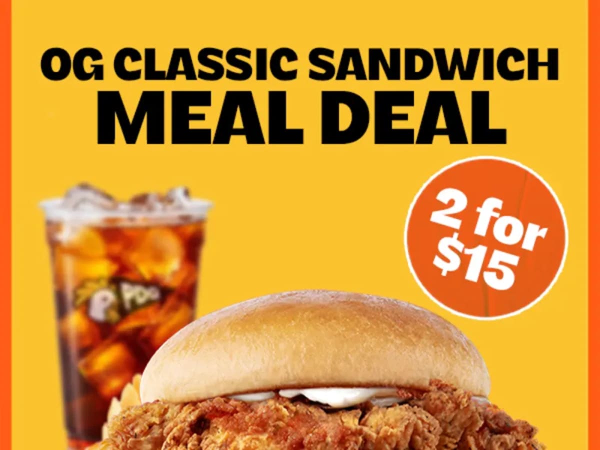 2 OG Classic Sandwich Meals for $15