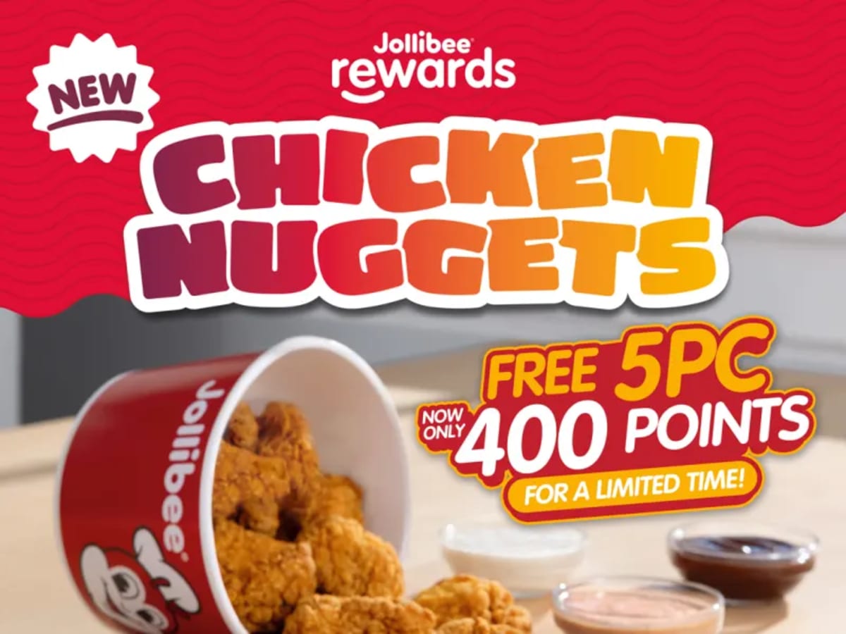 Free 5pc Chicken Nuggets - Rewards Members Only