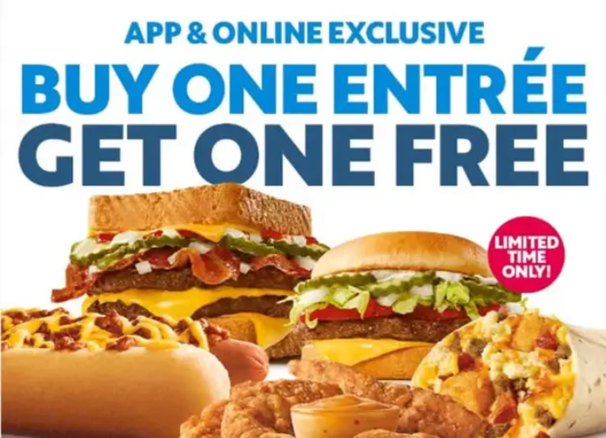 BOGO Entrées—Buy One Get One Free