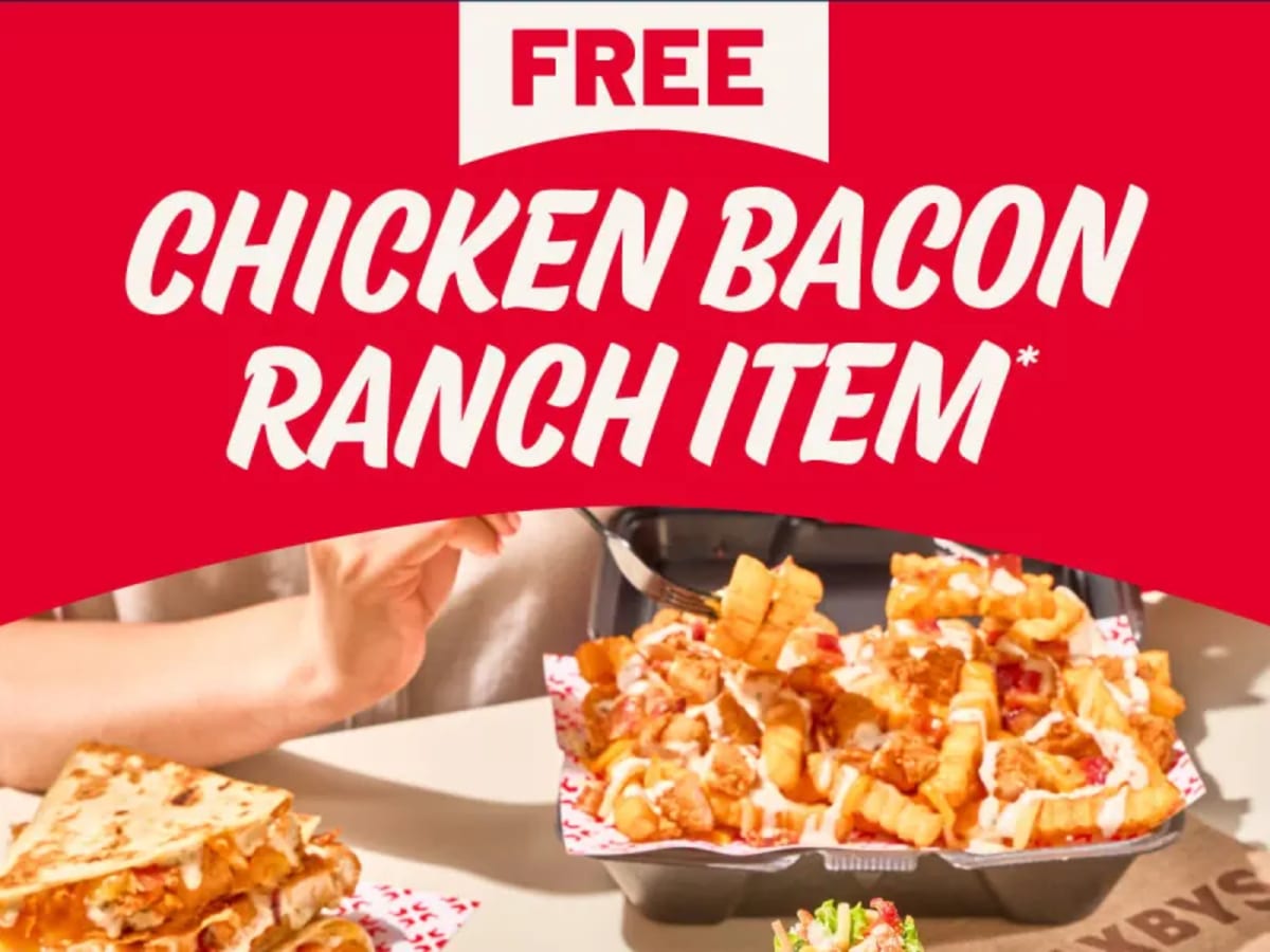 Free Chicken Bacon Ranch Item w/ $20+ Order
