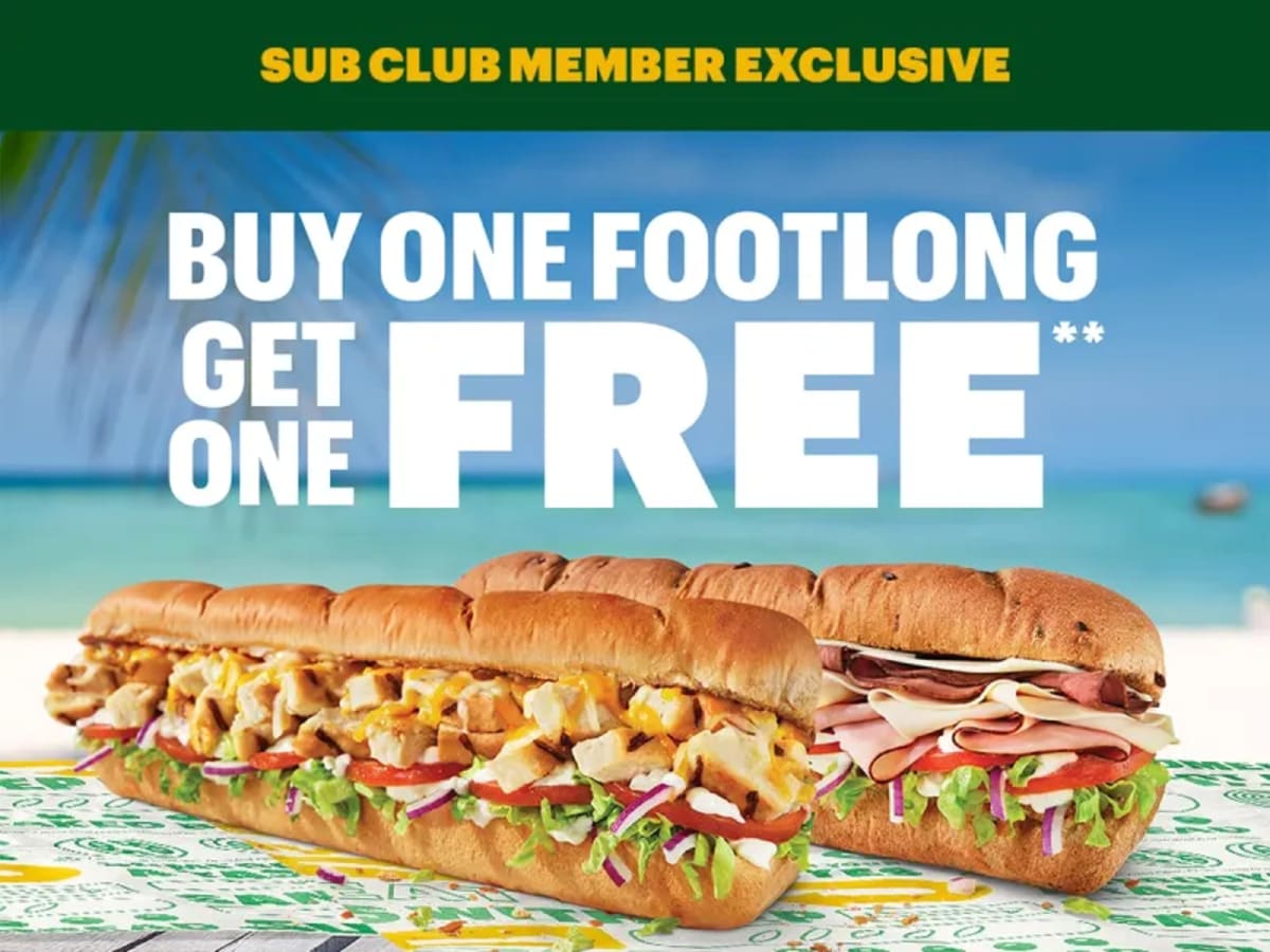 BOGO Footlong Sub