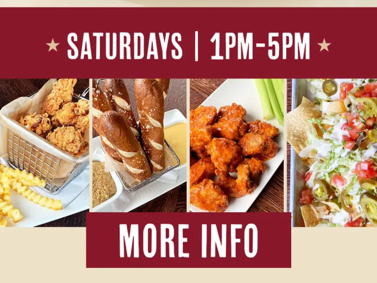 50% Off All Starters - Saturdays 1-5pm