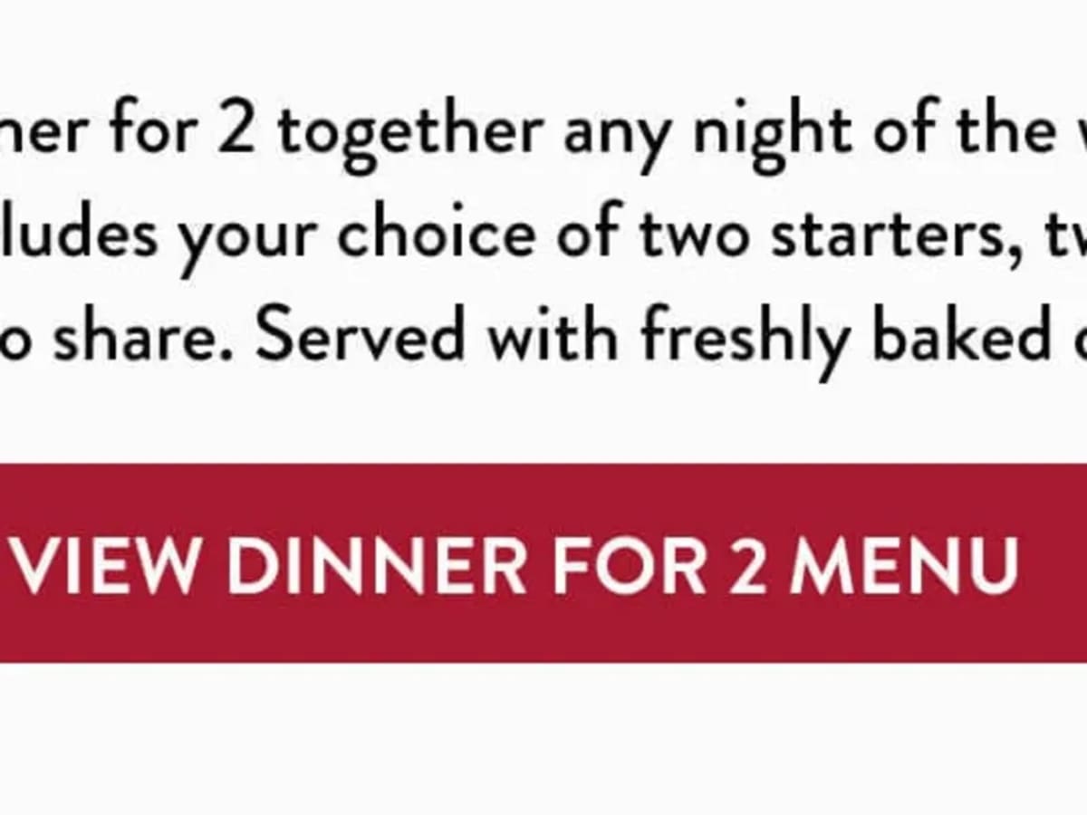 Dinner for 2: 2 Starters, 2 Entrees, Dessert $26.99
