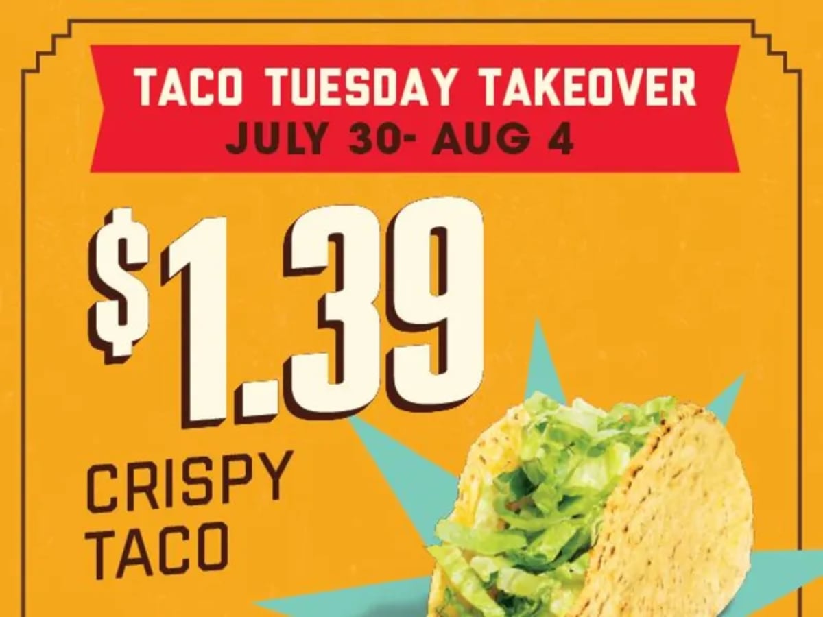 $1.39 Beef Crispy Tacos