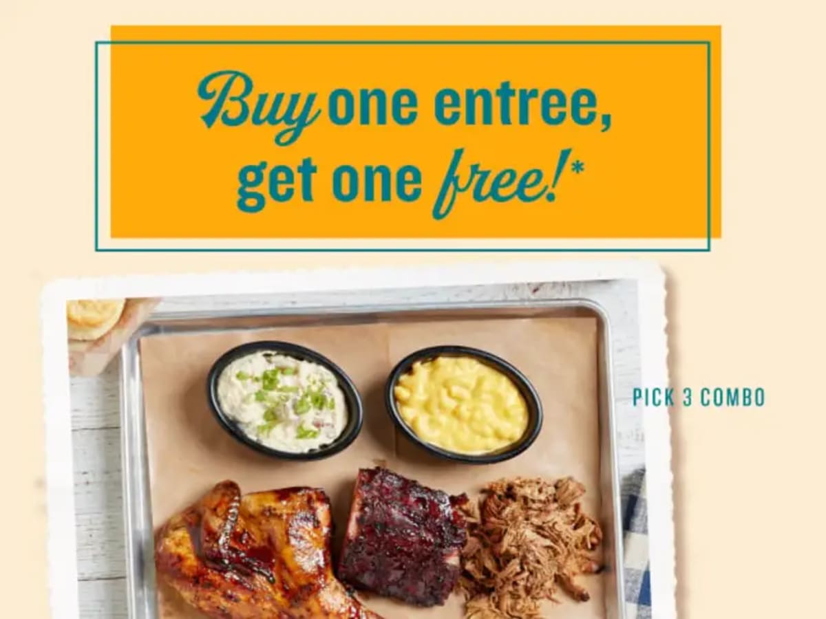 Buy One Entrée, Get One Free