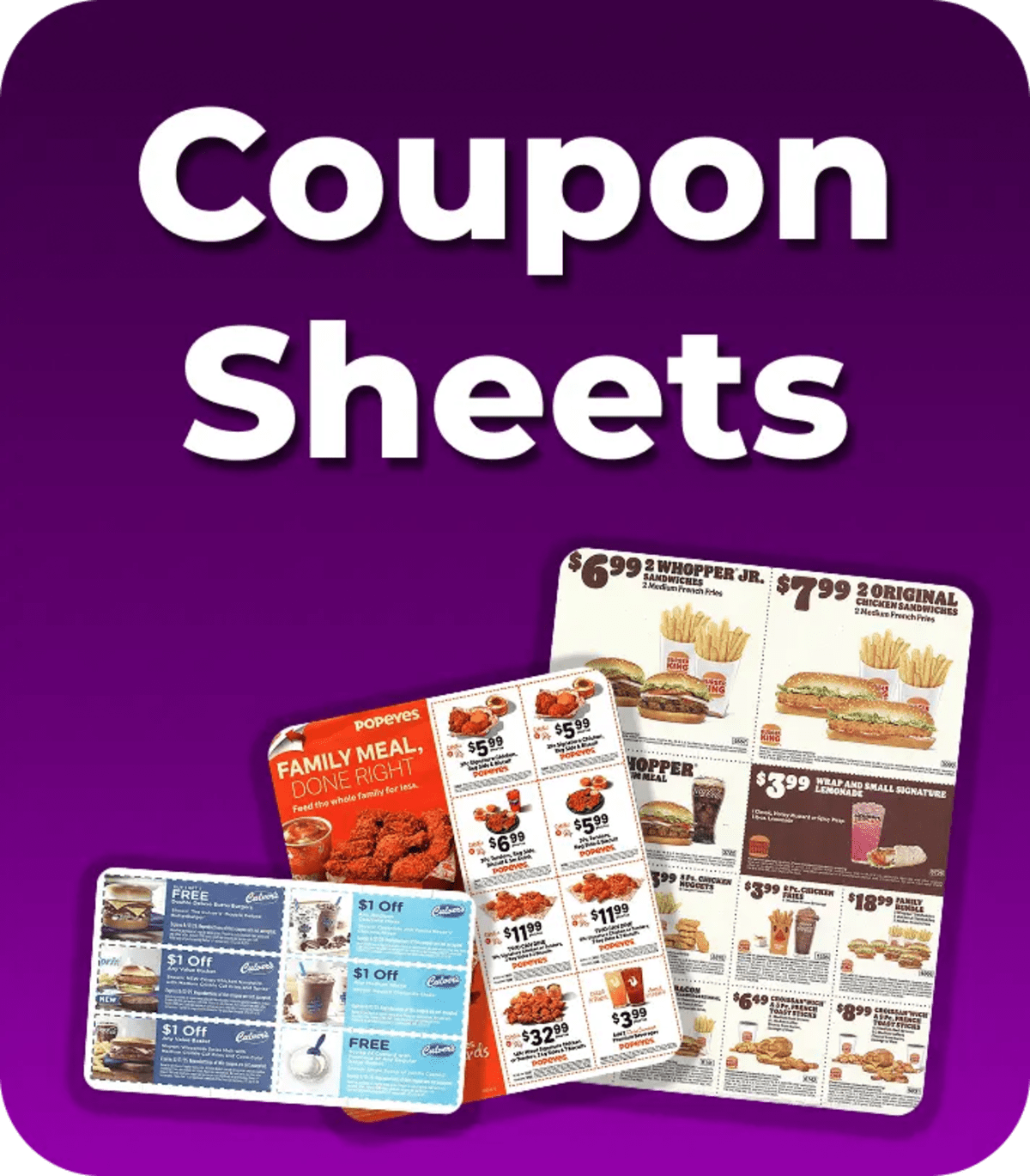 Coupon Sheets