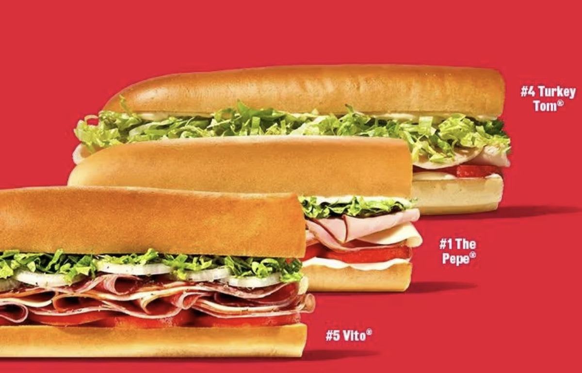 $5.99 8-inch Sub Selects
