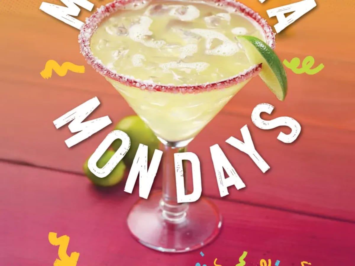 $2.99 House Margaritas Every Monday