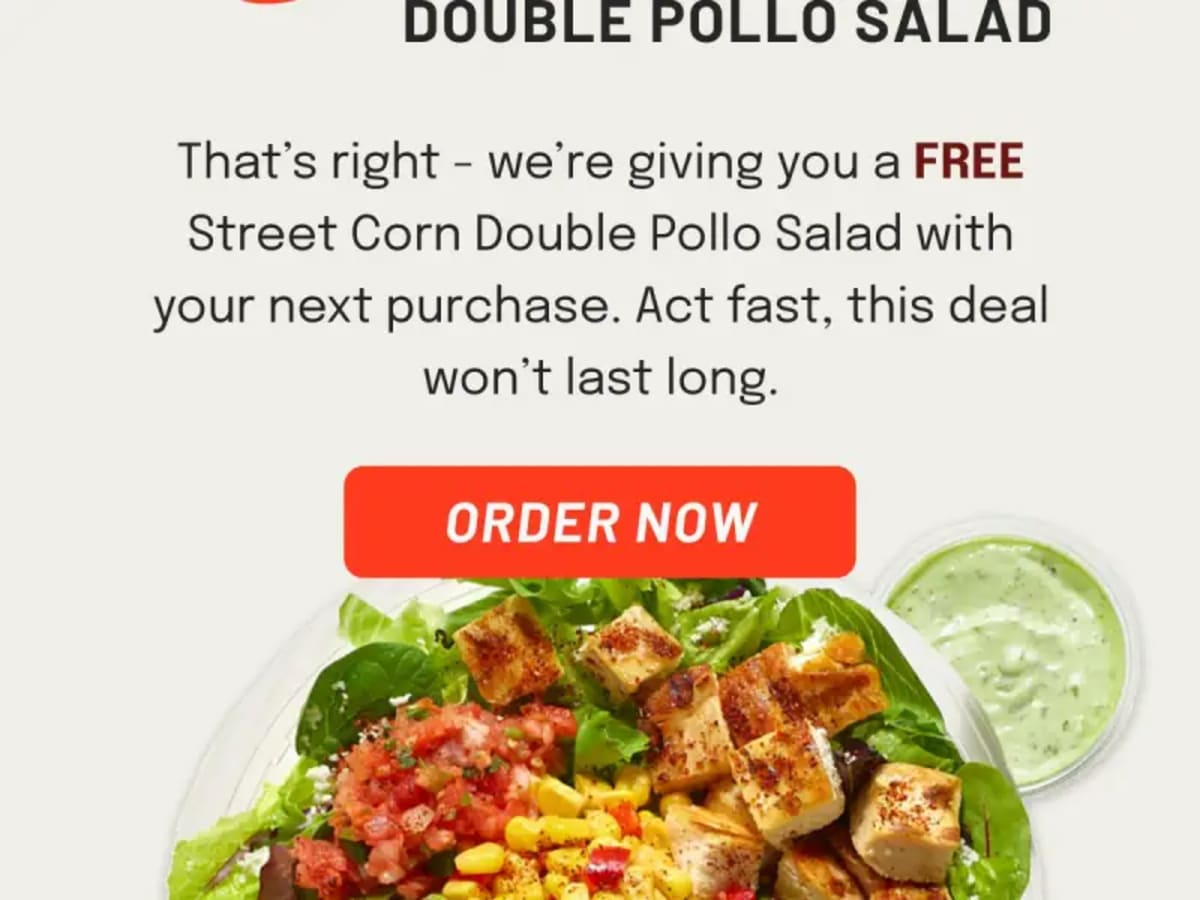 Free Double Chicken - Rewards Members Only