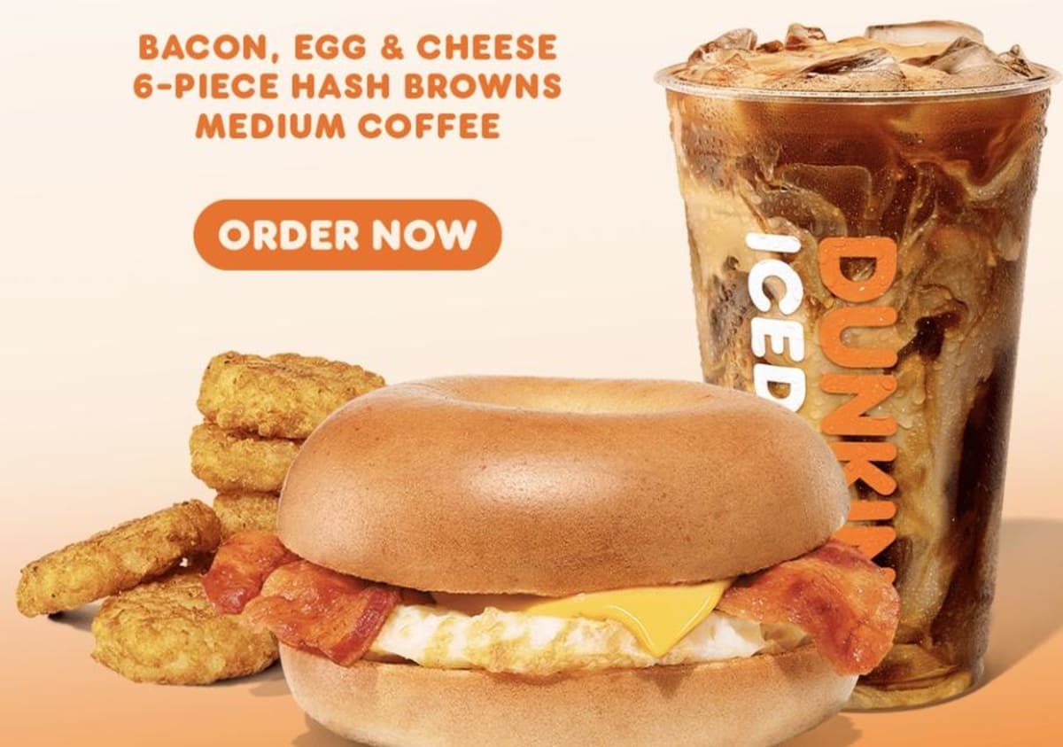 $6 Meal Deal: Sandwich, Hash Browns & Coffee