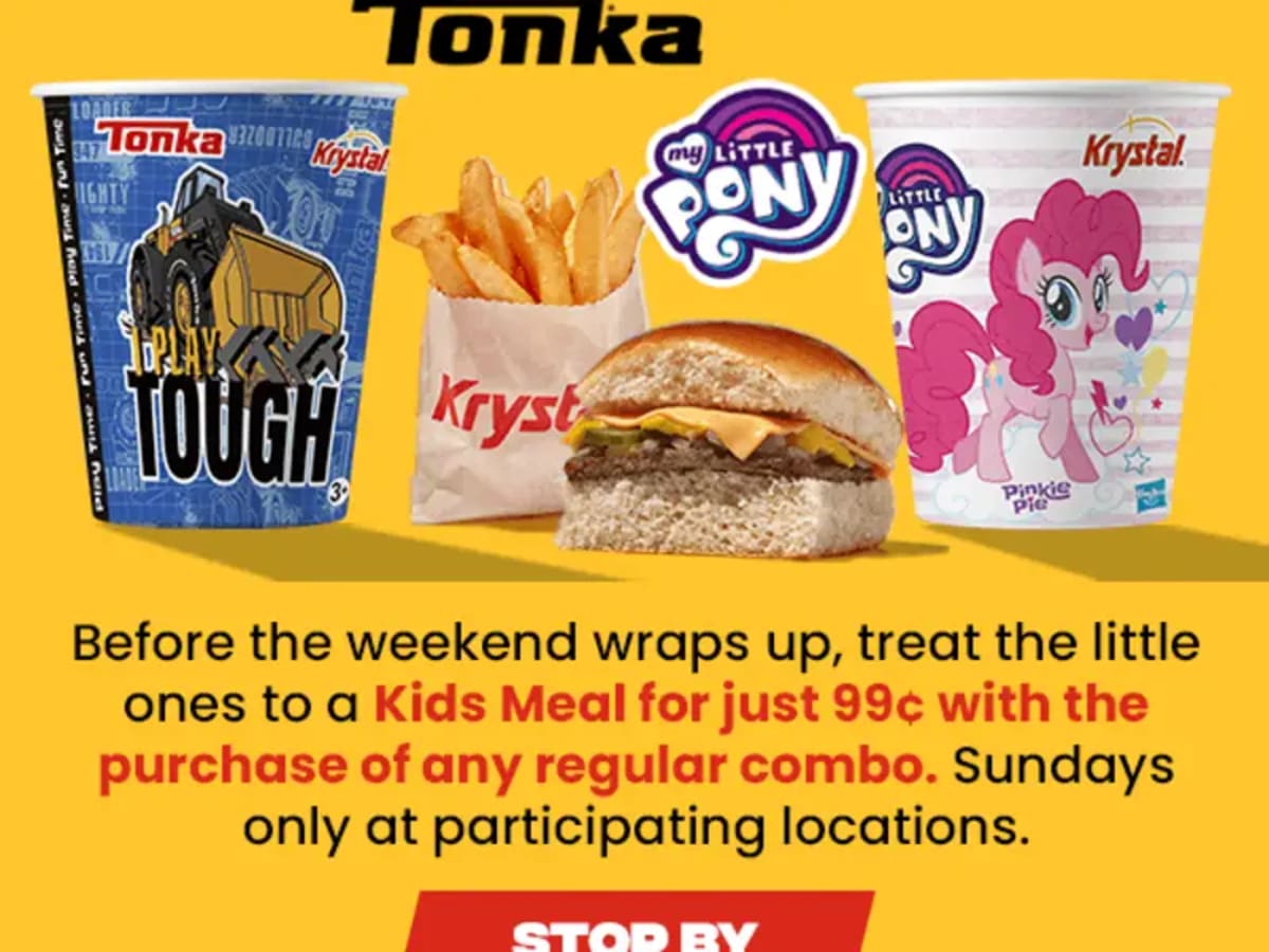 99¢ Kids Meals Every Sunday