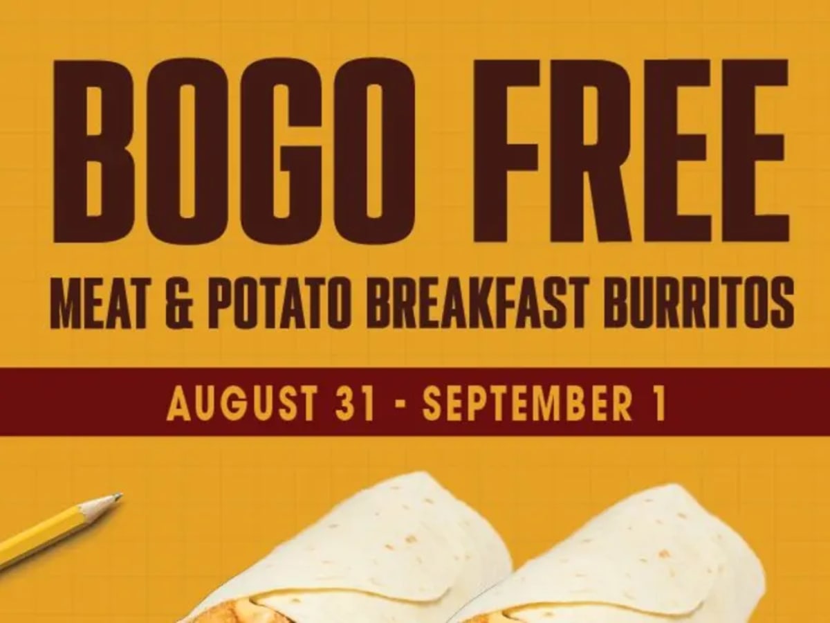 BOGO Free Breakfast Burritos - Rewards Members Only