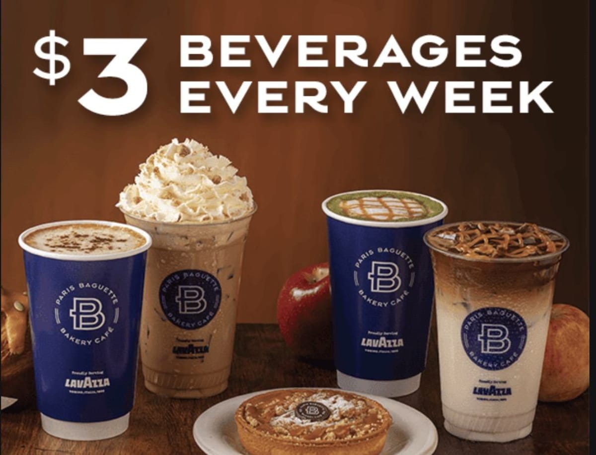 $3 Weekly Beverages