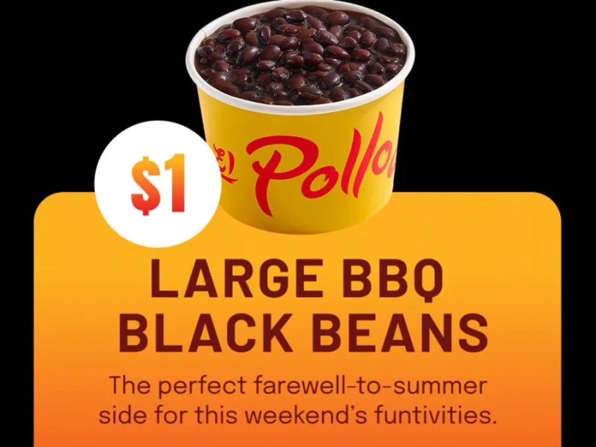 $25 Family Meal + $1 BBQ Black Beans