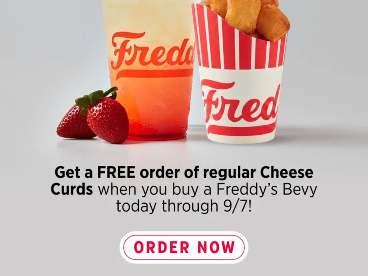 Free Regular Cheese Curds with Bevy Purchase - Rewards Members Only