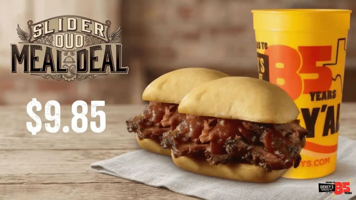 Slider Duo Meal Deal $9.85