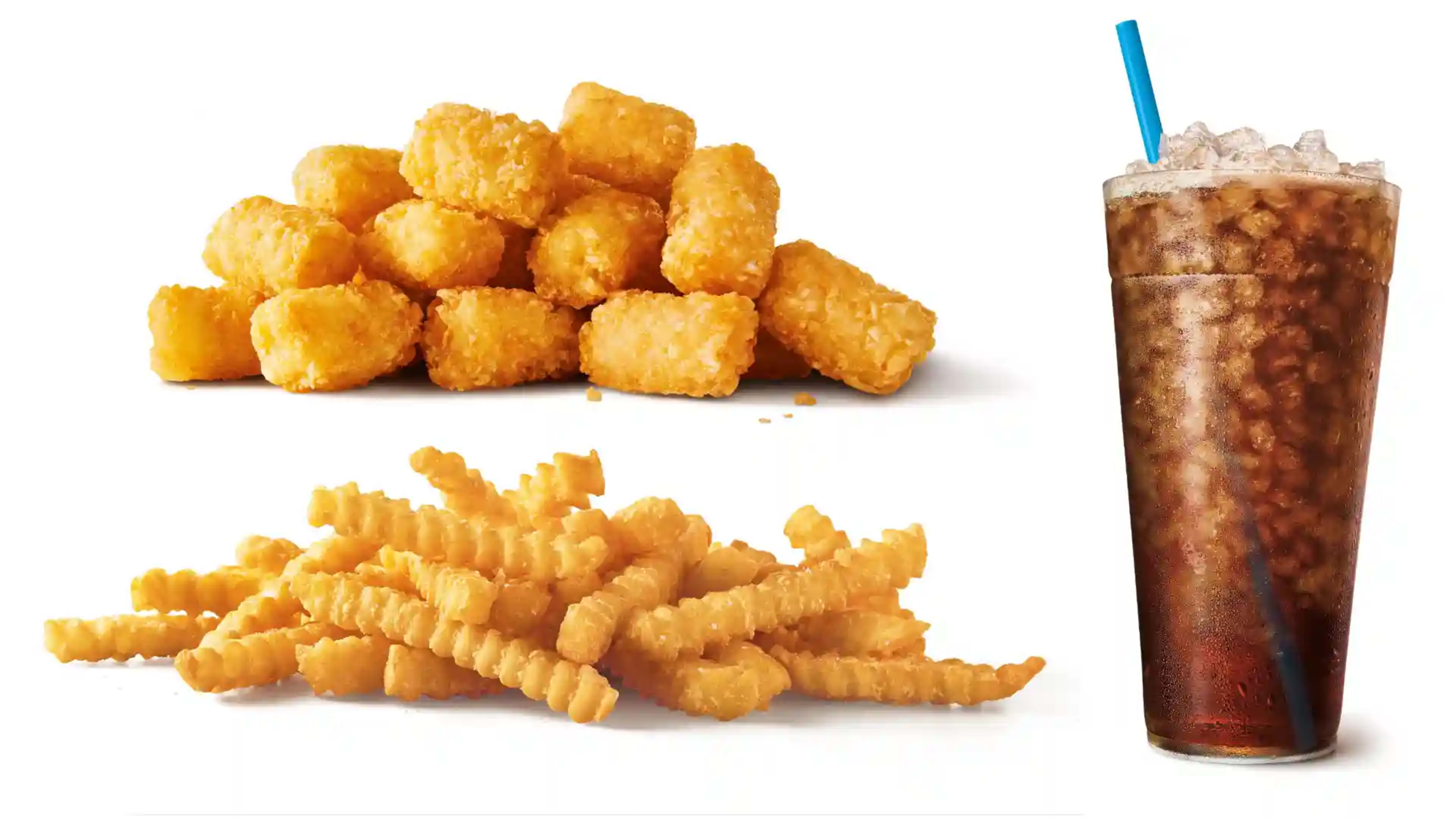 Free Drink or Tots/Fries for New App Users