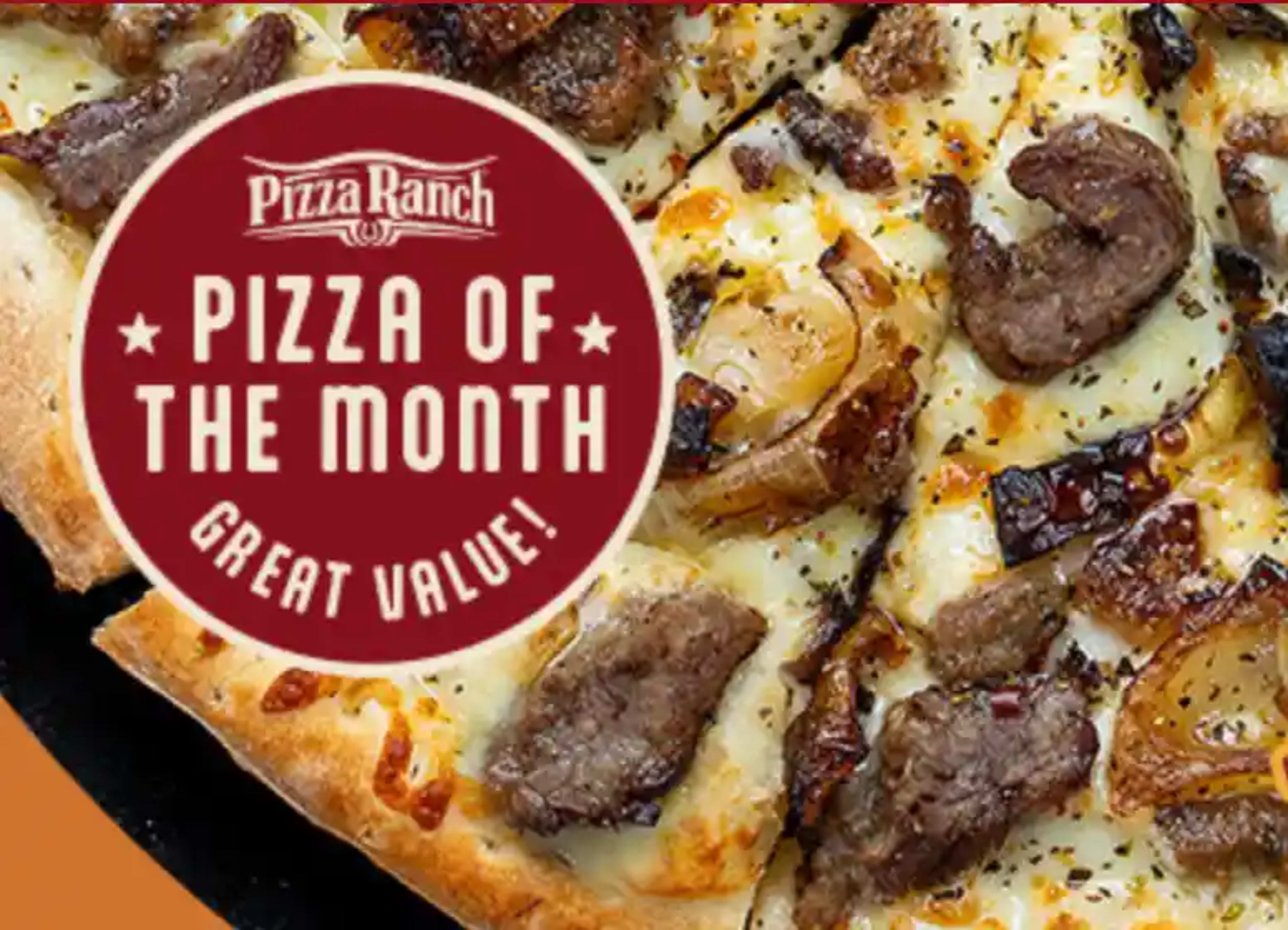 June Pizza of the Month: Steak & Onion for $13