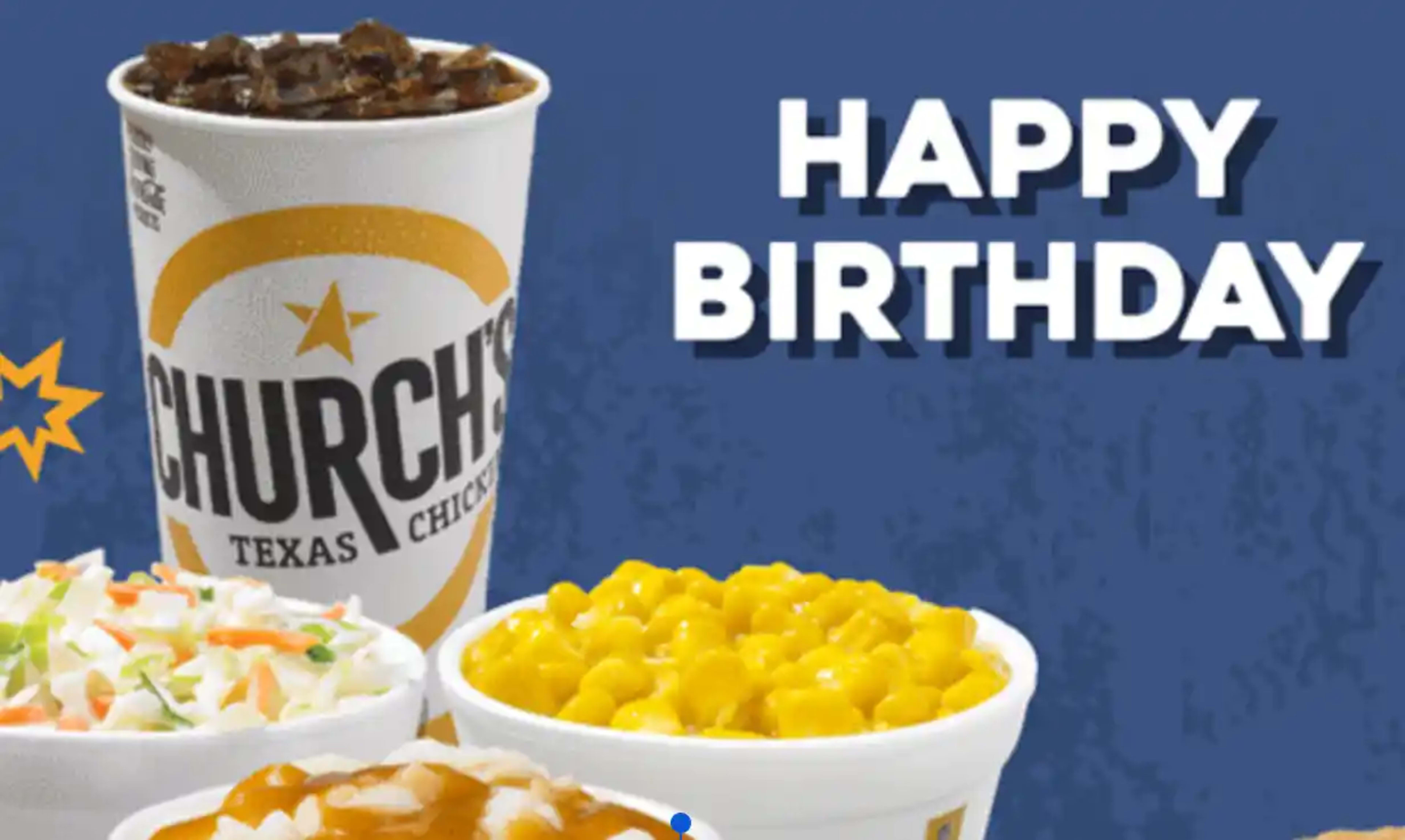 Free Birthday Side, Drink, or Apple Pie for Real Rewards Members
