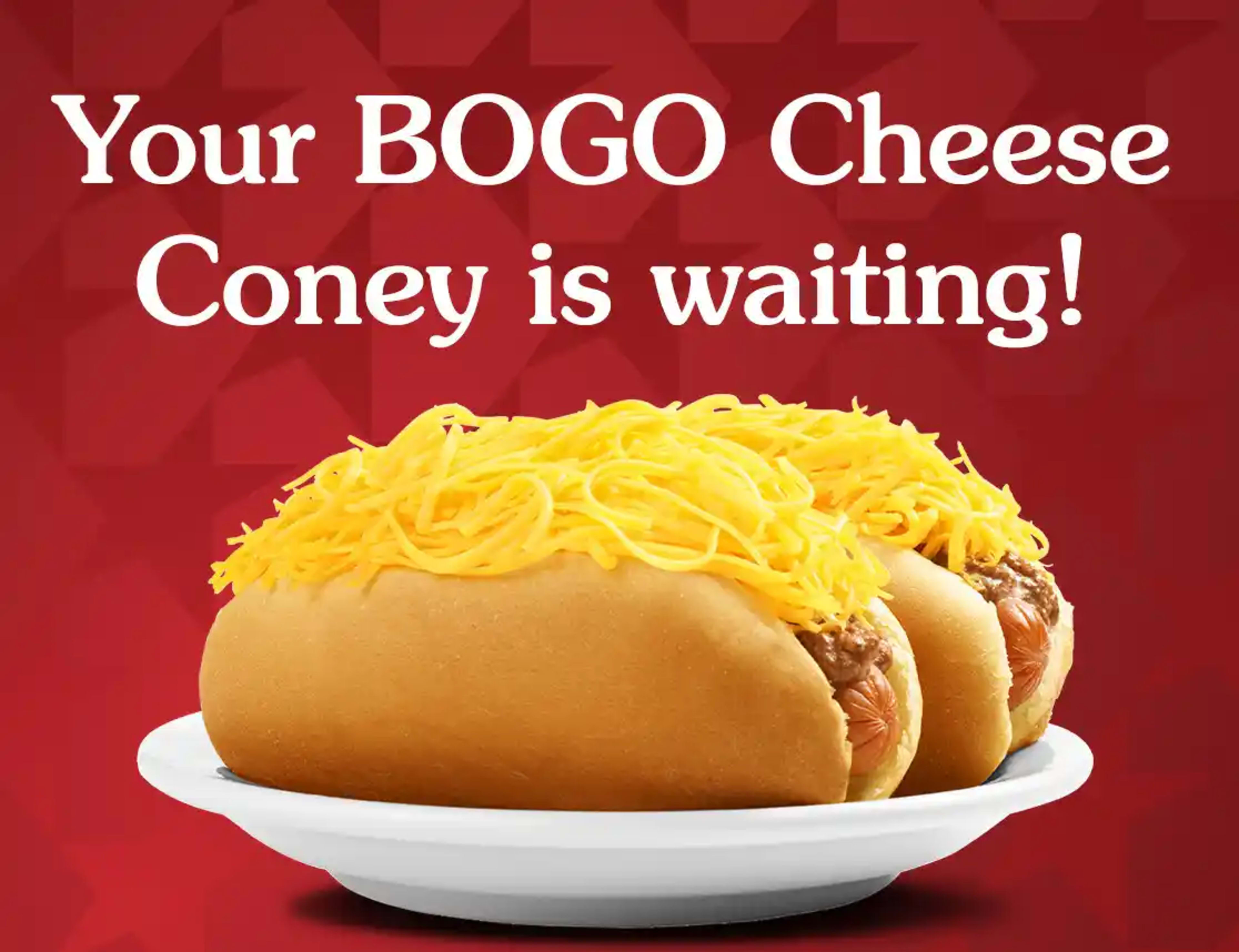 BOGO Cheese Coney for New Members