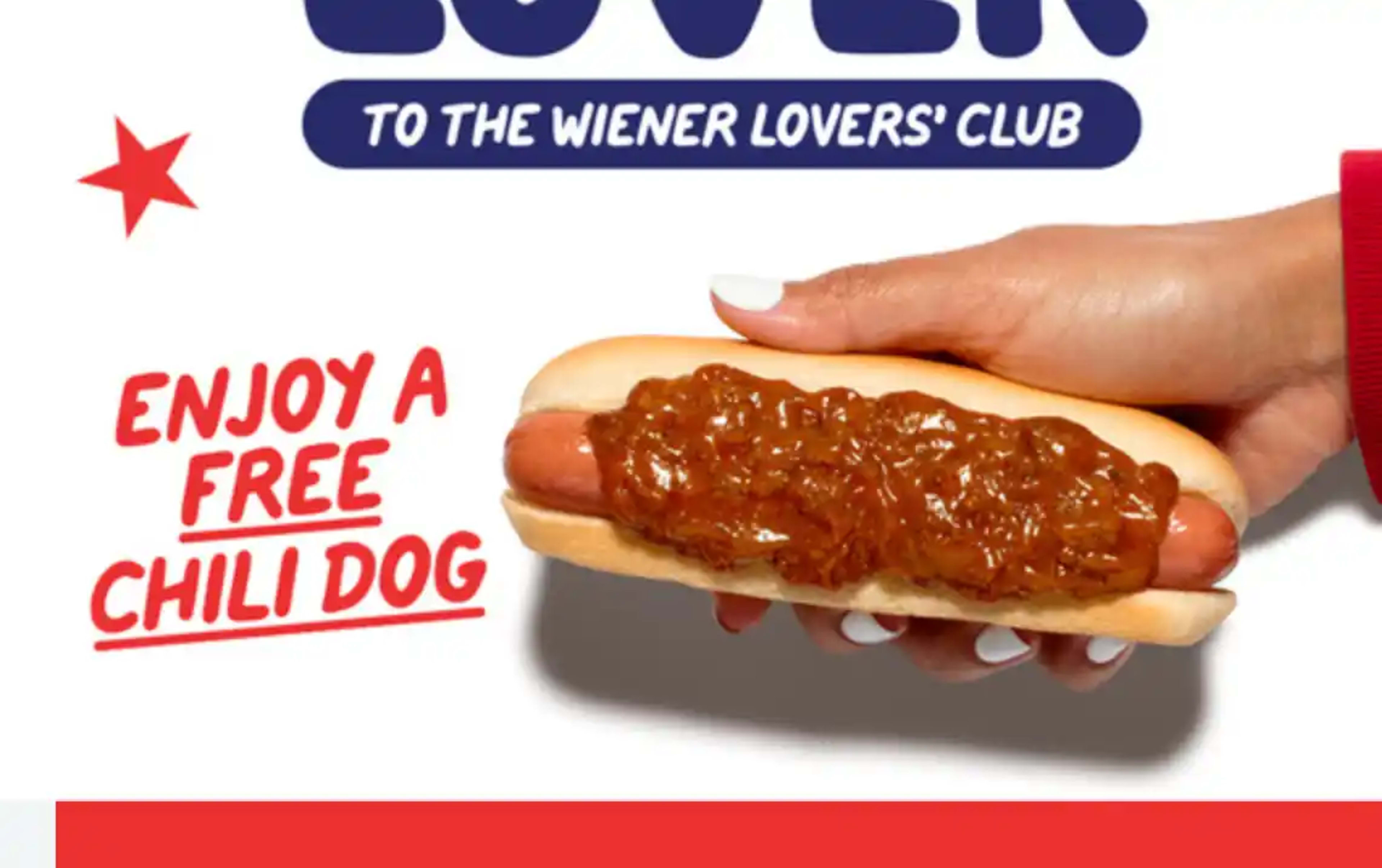 Free Chili Dog for New Members