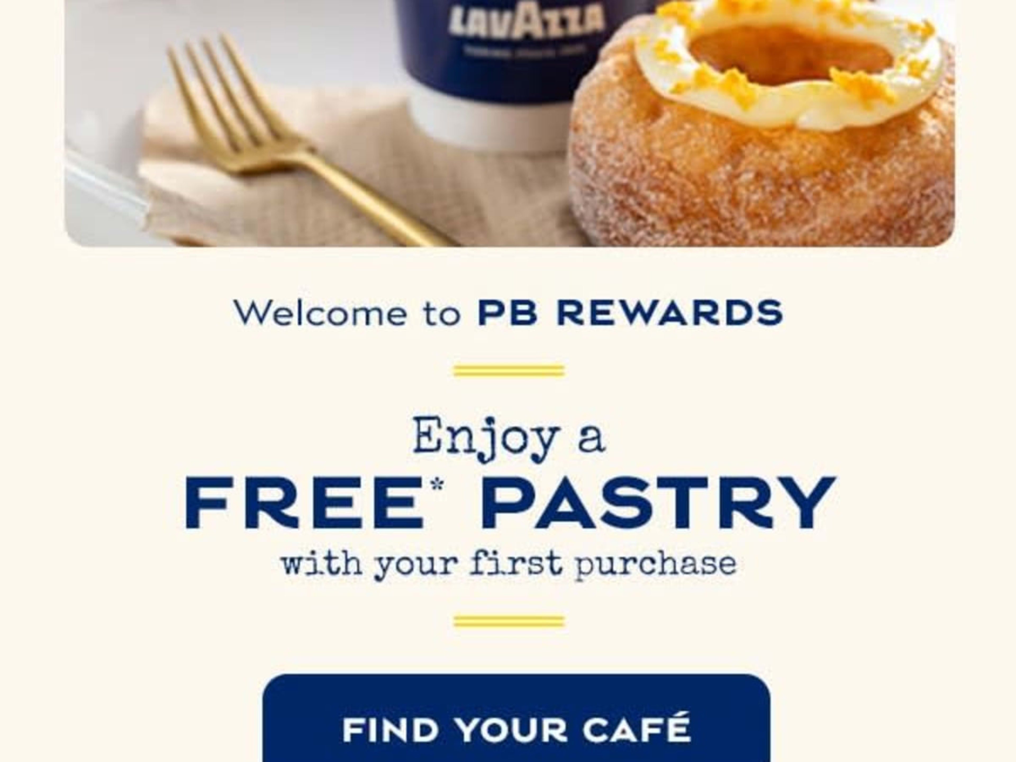 Free Pastry with First Purchase