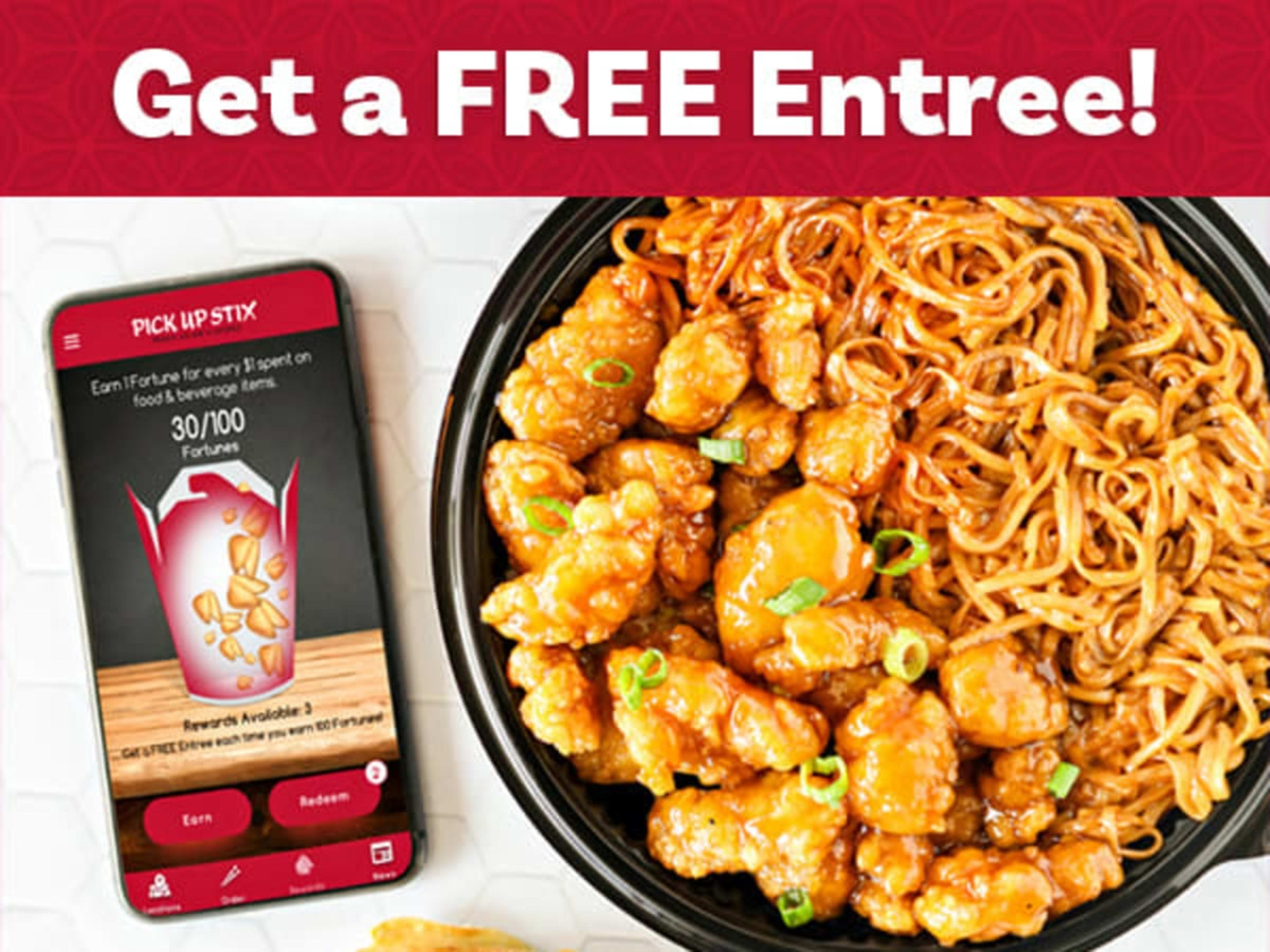 FREE Entree with $8+ order
