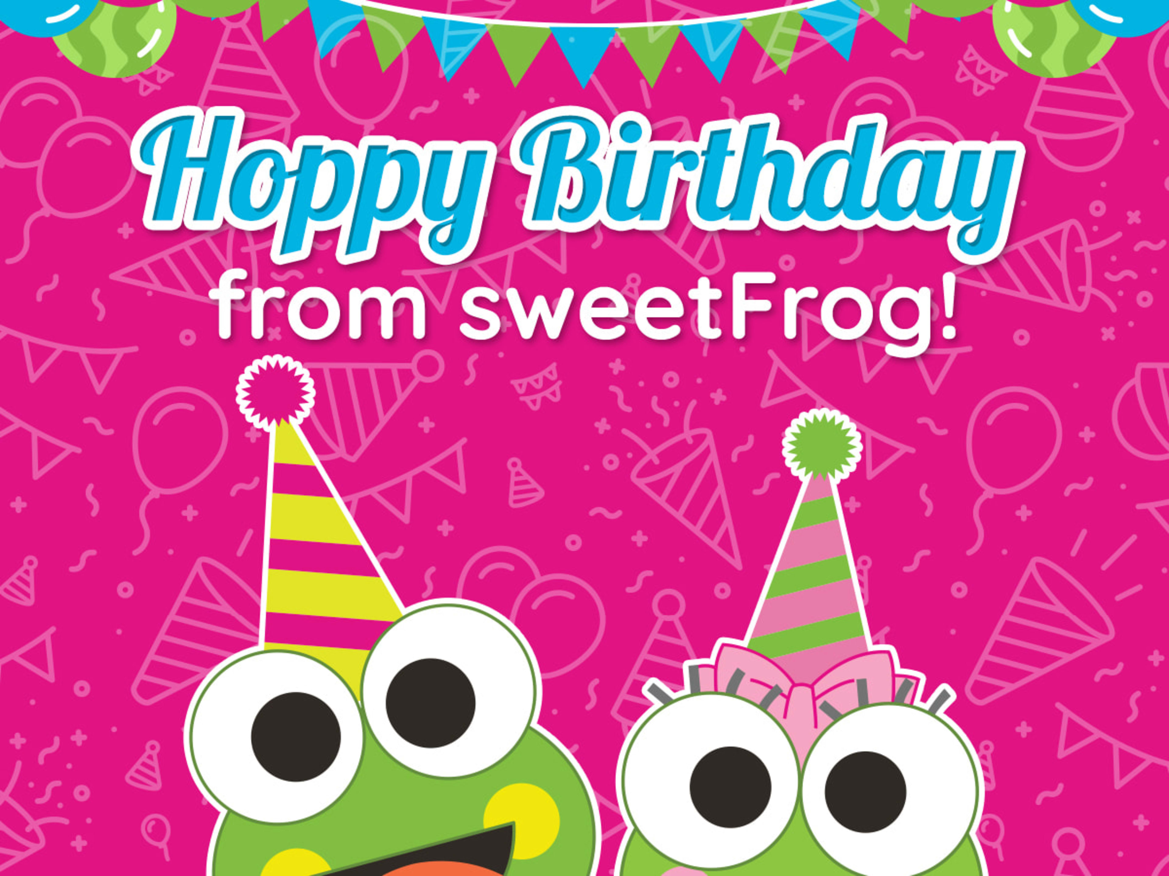 $5 Birthday Reward at sweetFrog