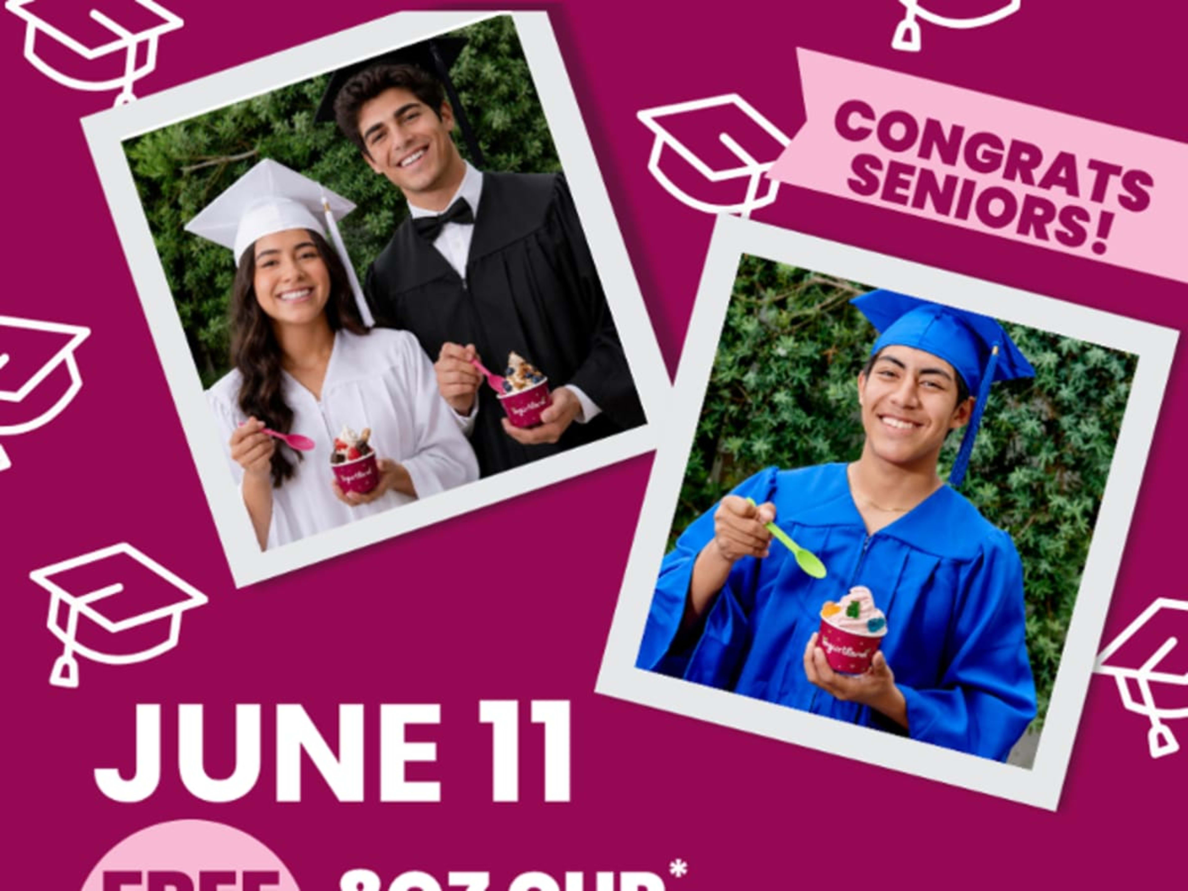Free 8oz Frozen Yogurt for 2026 Graduates