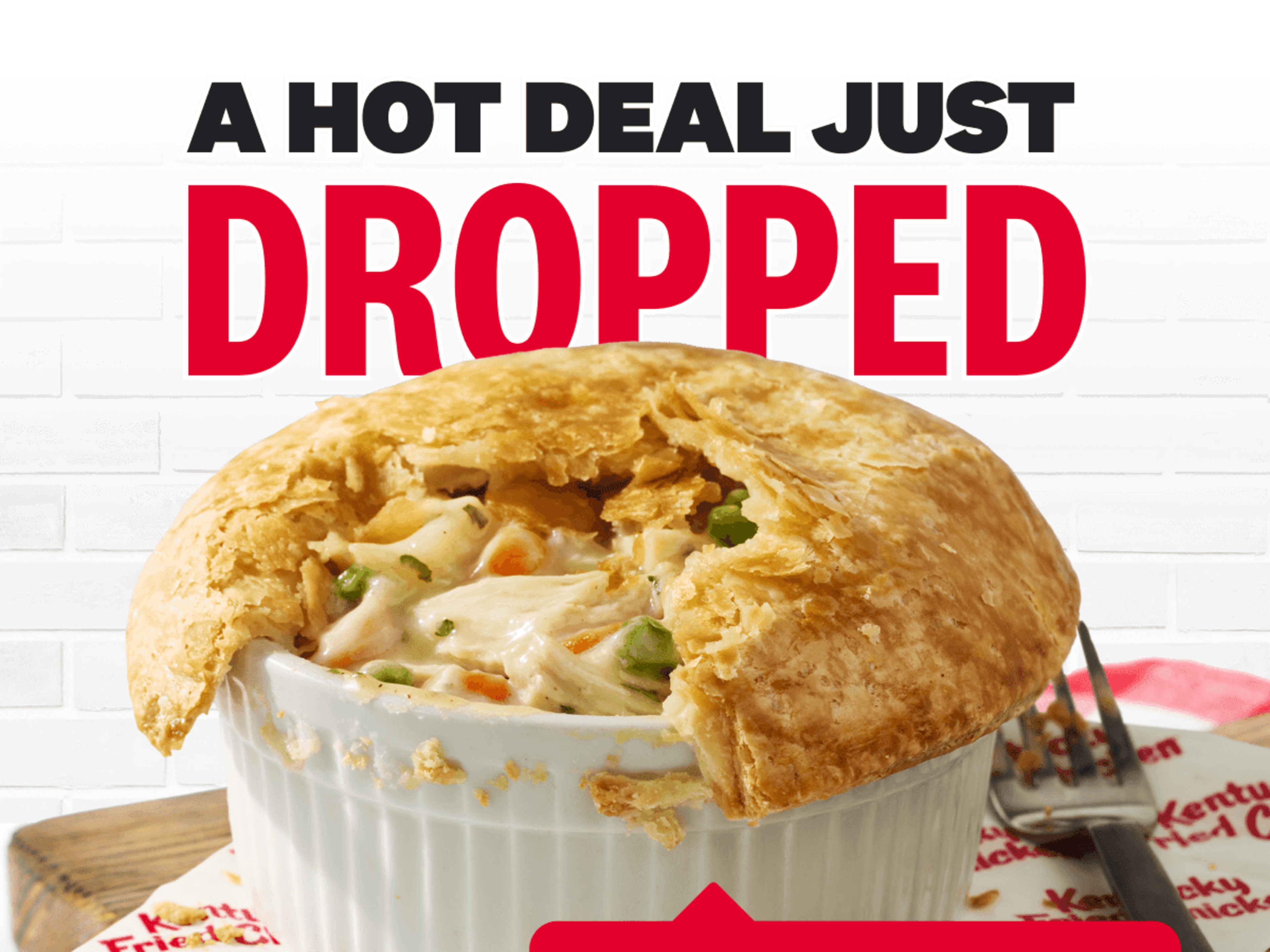 $2 KFC Pot Pie - Rewards Members Only