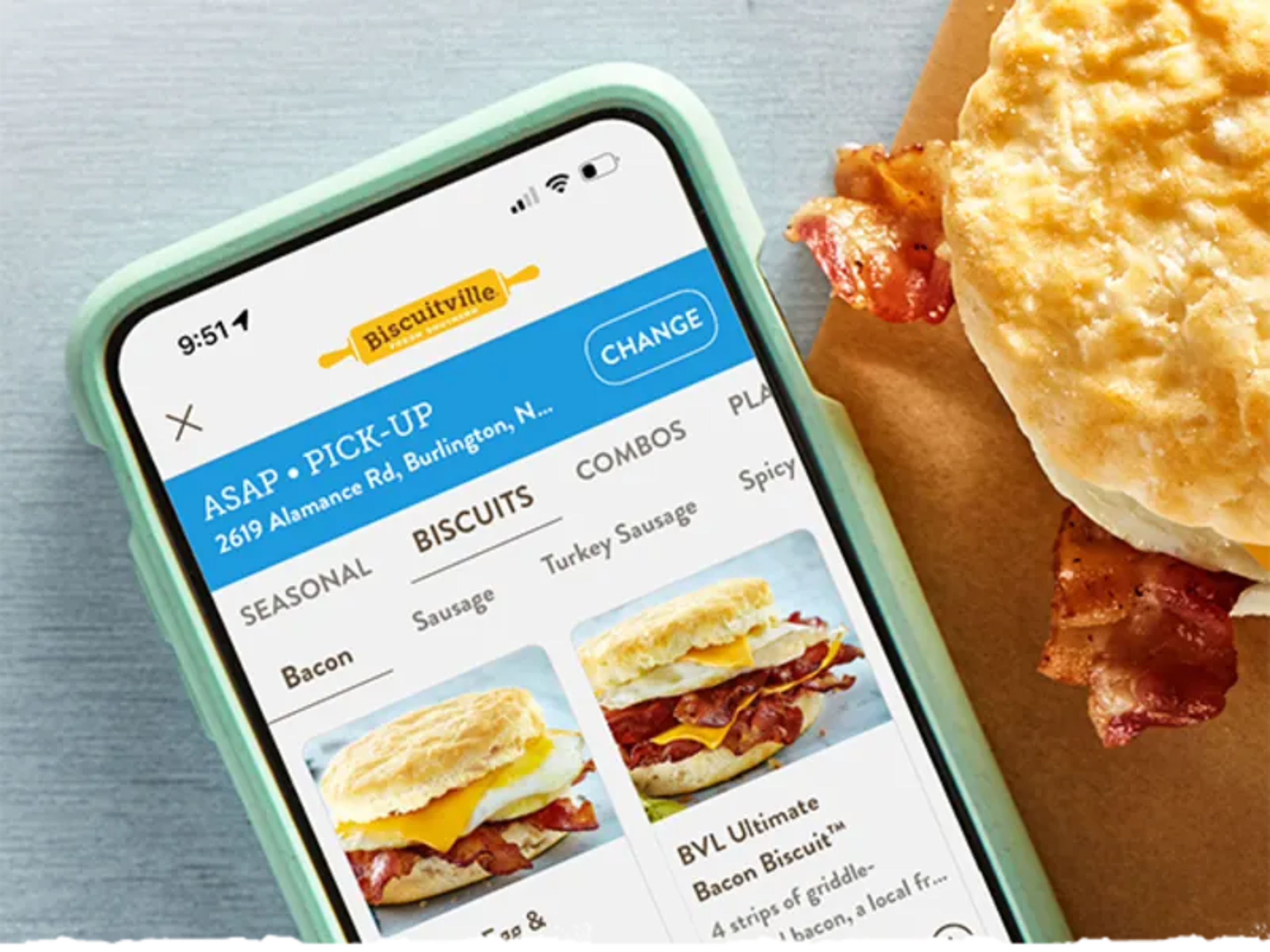 Free Biscuit with Side & Drink Purchase