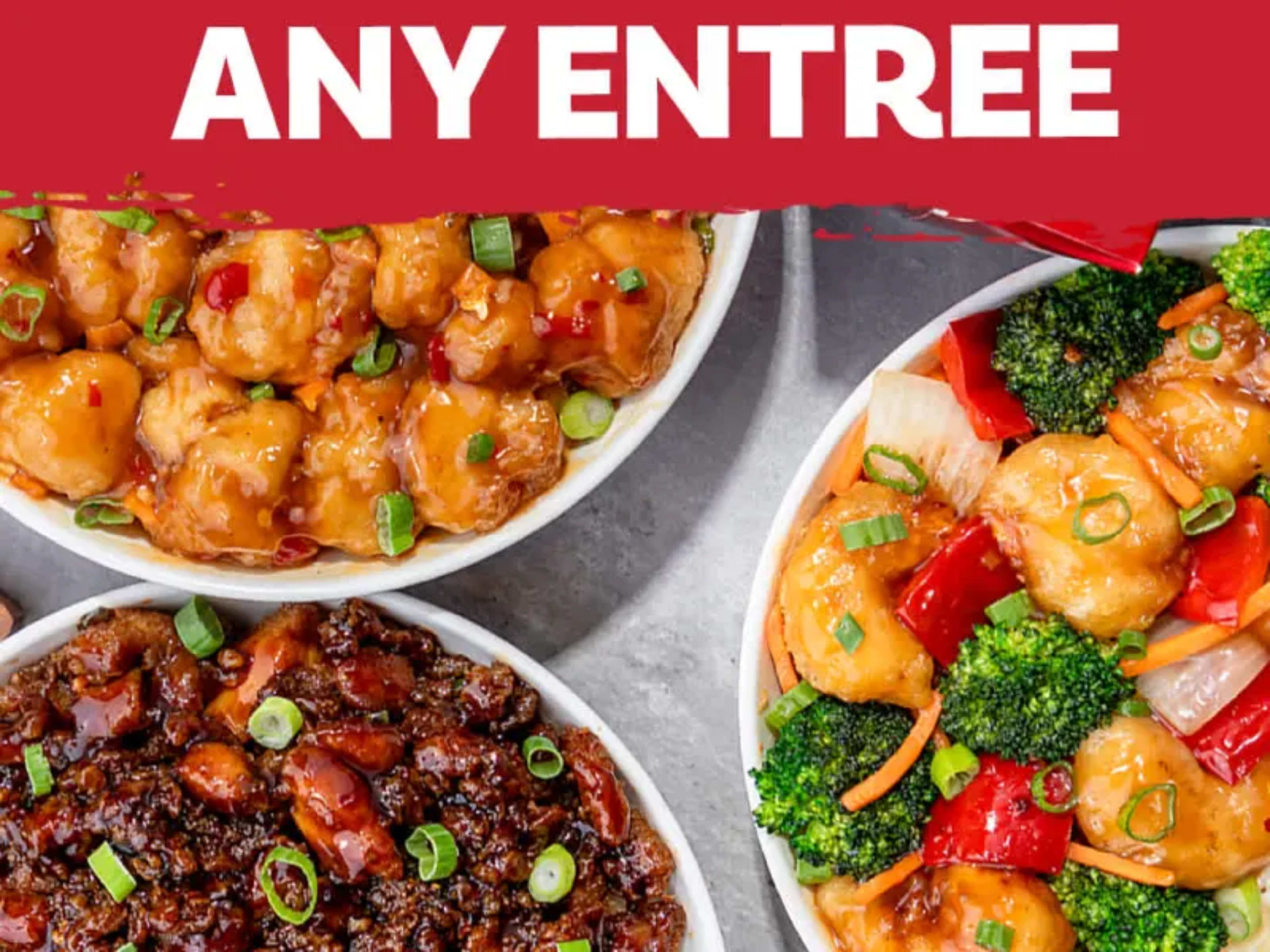 Entree for $9.99