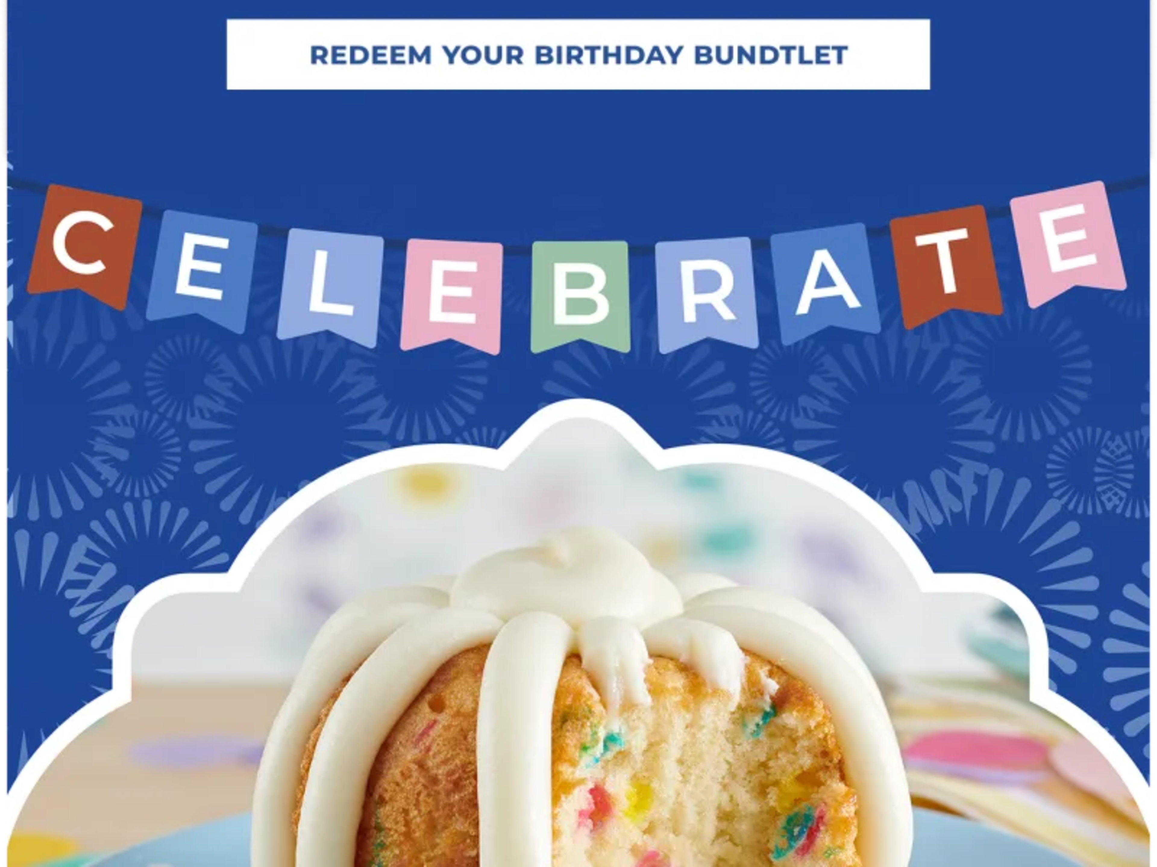 Free Bundtlet on Your Birthday