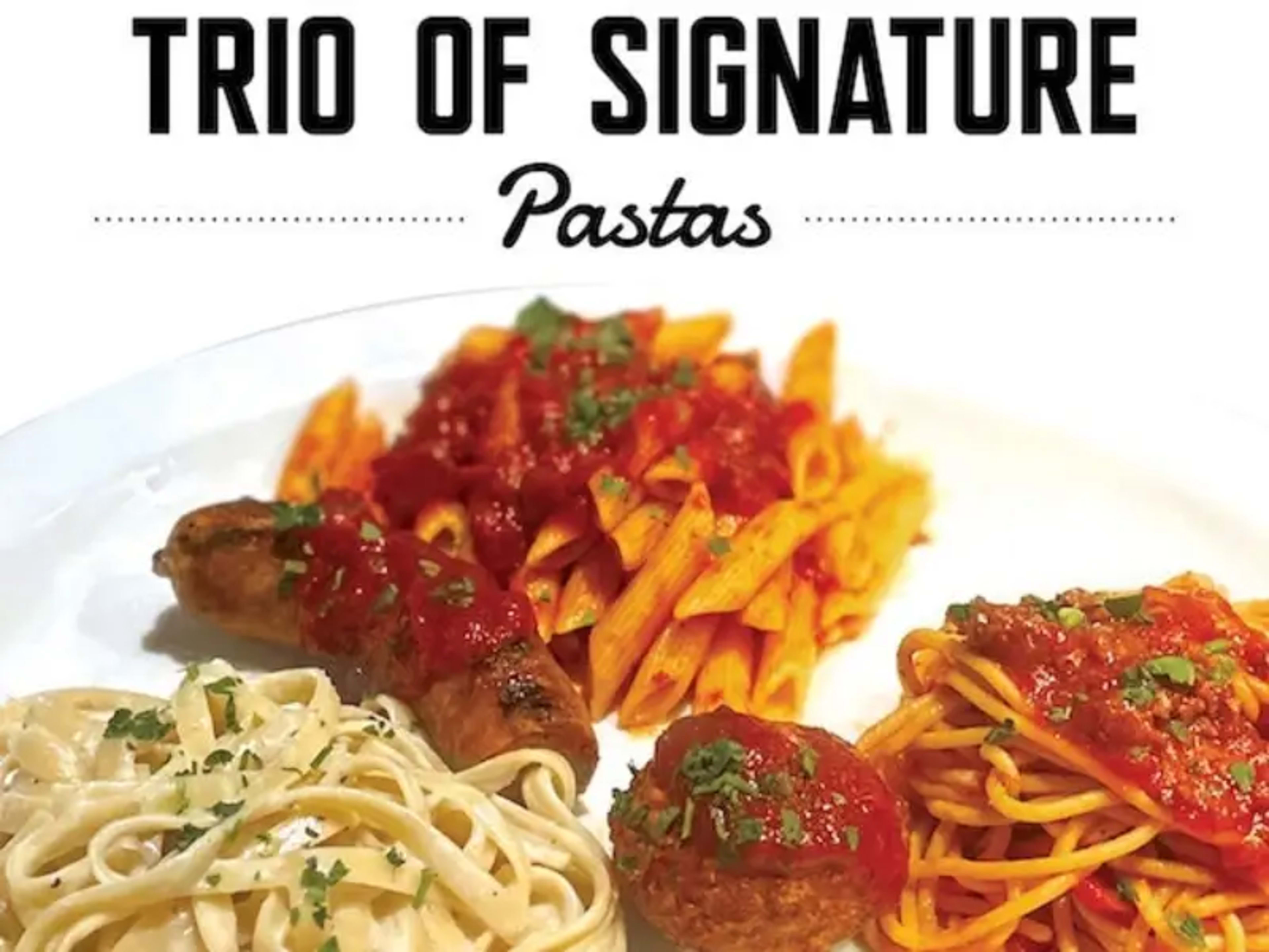Italian Pasta Trio for $16.99 - Rewards Members Only