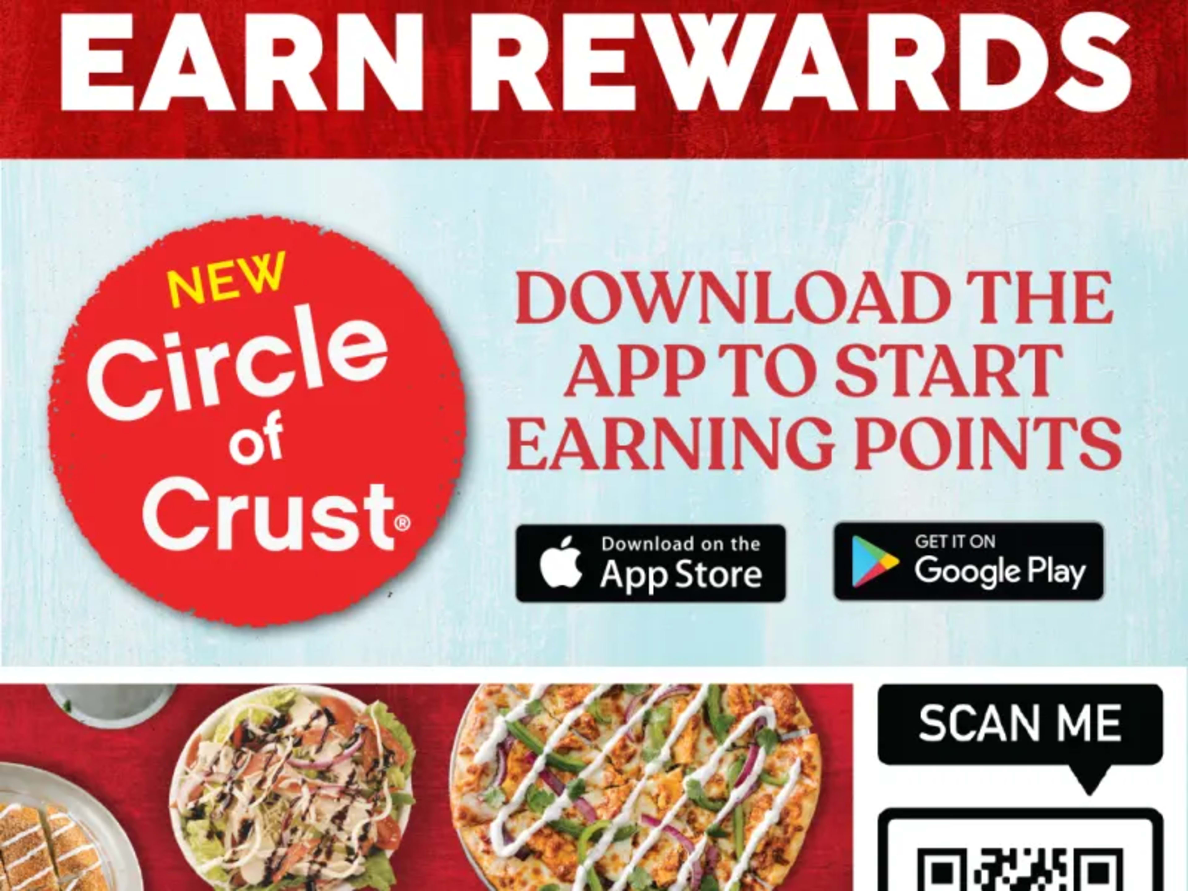 Free BOGO Pizza for New App Members