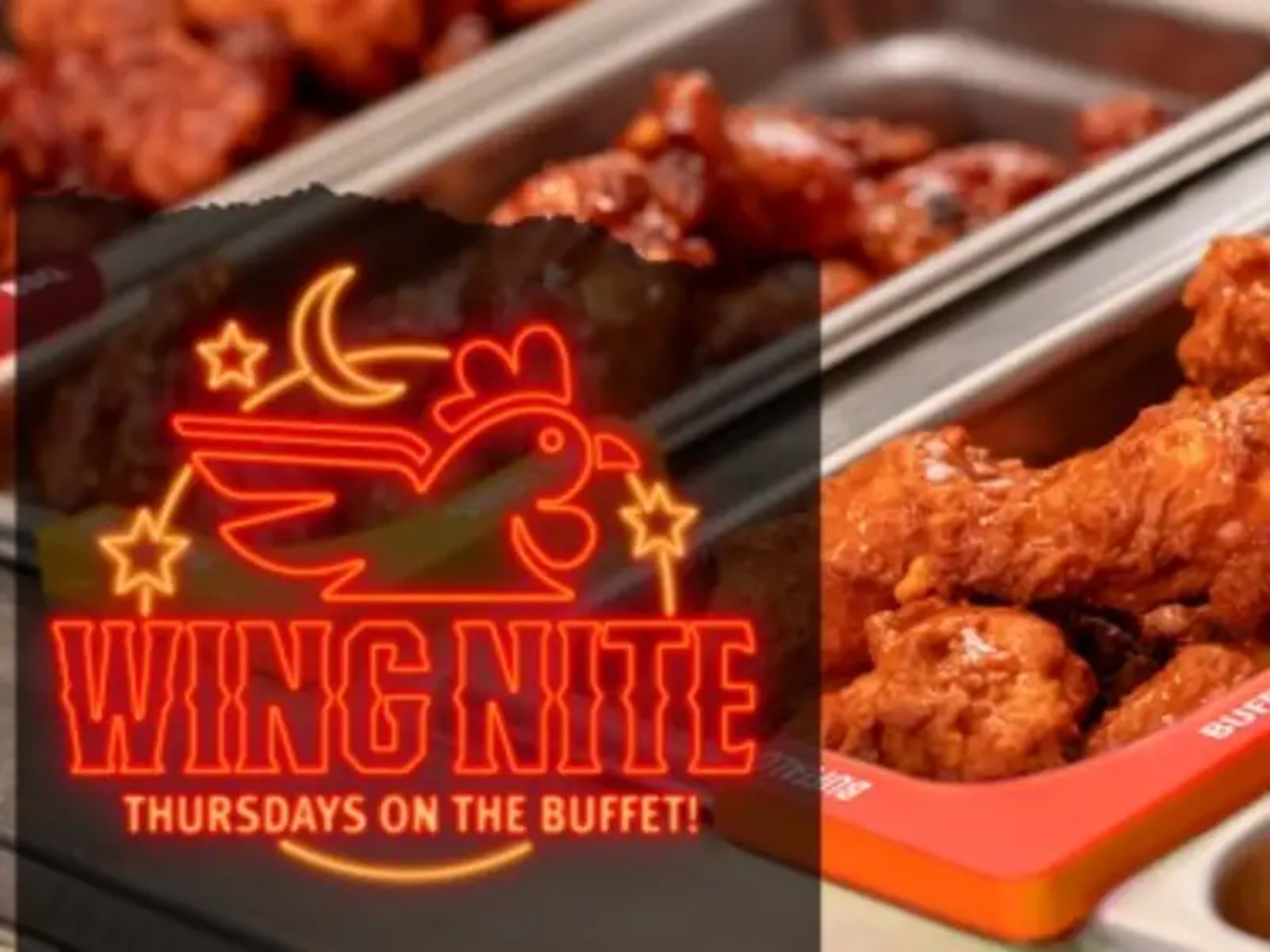 Wings on the Buffet Every Thursday