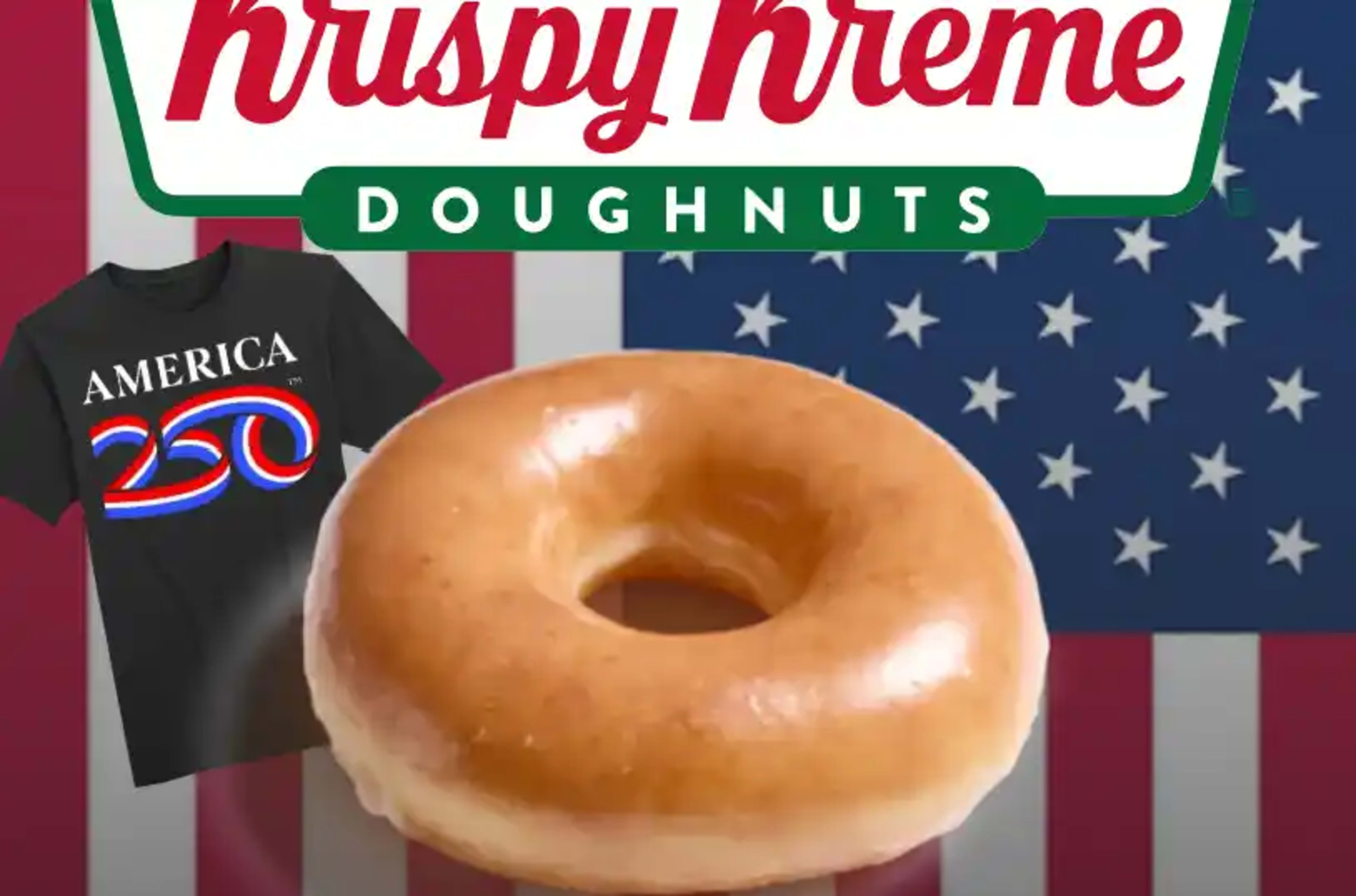 Free Doughnut for Wearing Red, White & Blue